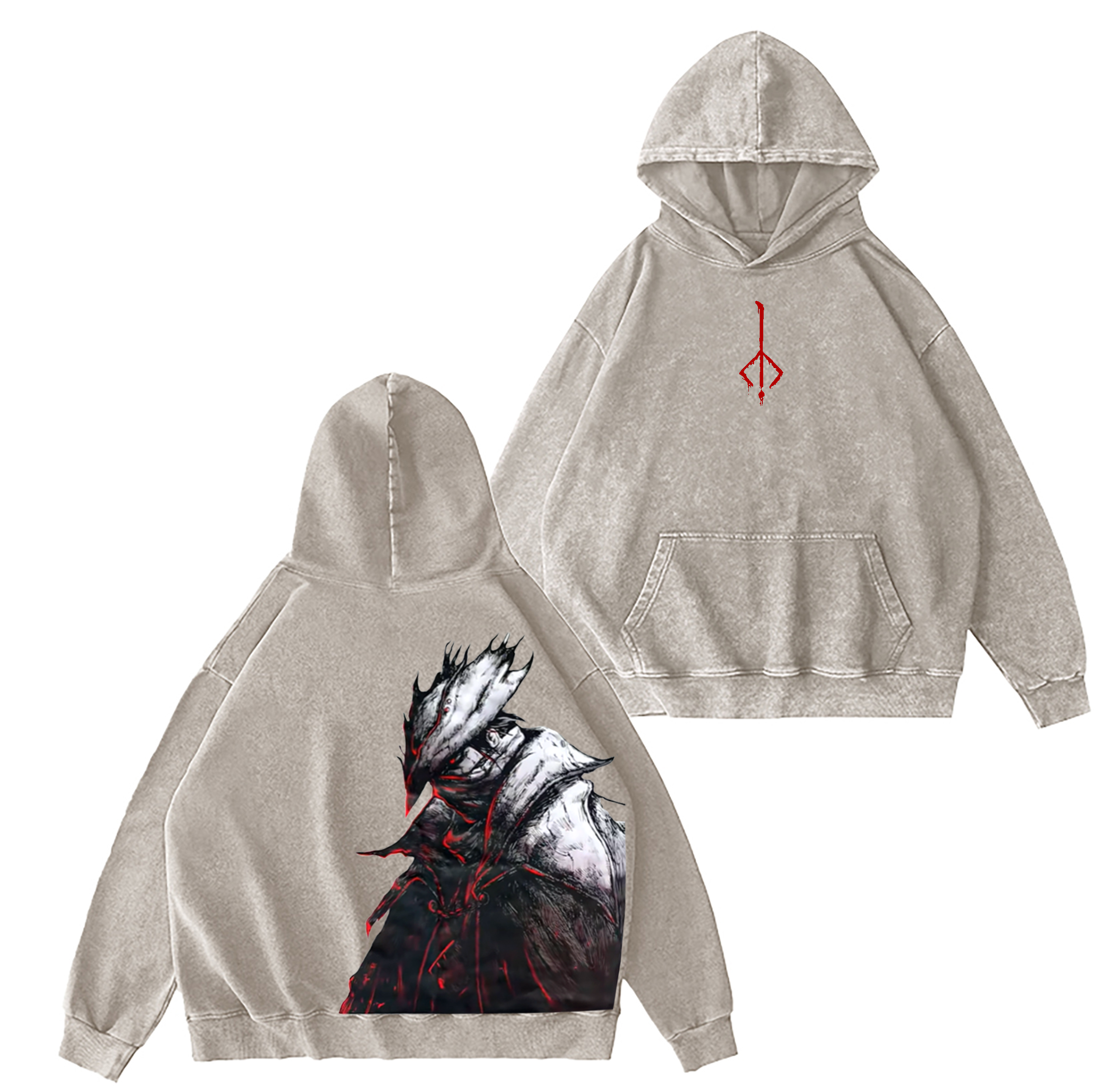 Bloodborne Washed T-shirt/Crewneck/Hoodie