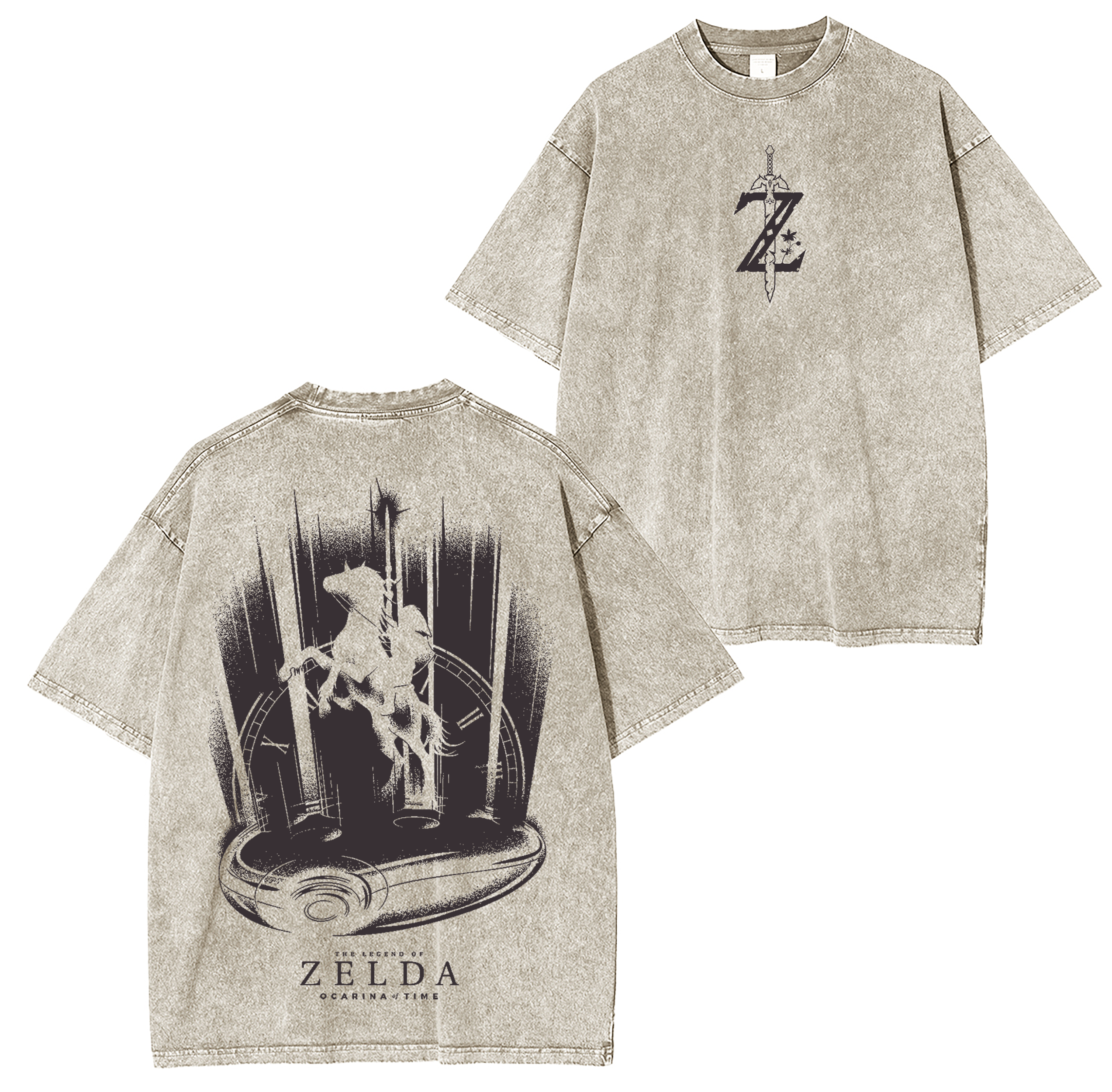 Legend of Zelda vintage Washed T-shirt/Crewneck/Hoodie