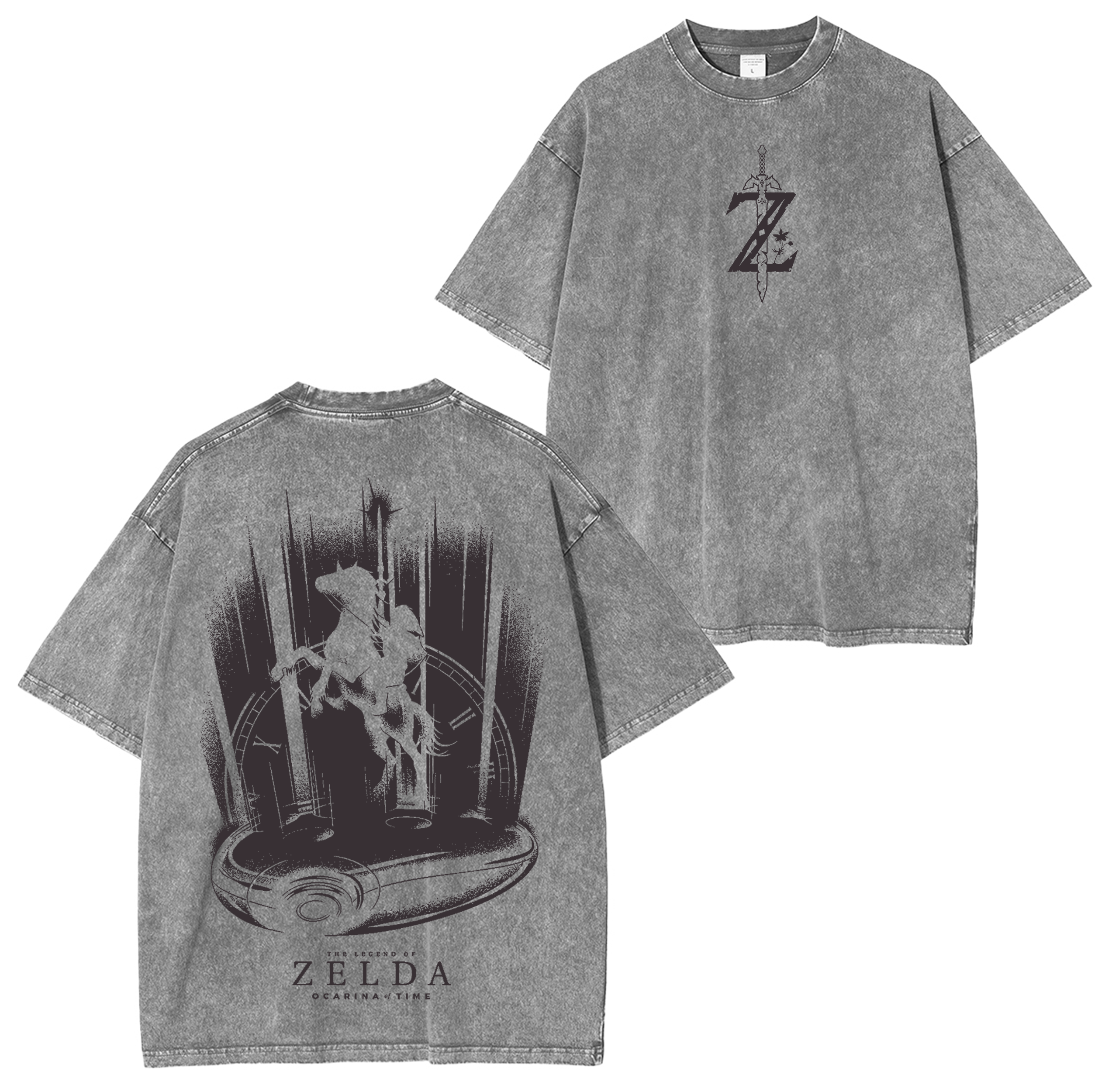 Legend of Zelda vintage Washed T-shirt/Crewneck/Hoodie