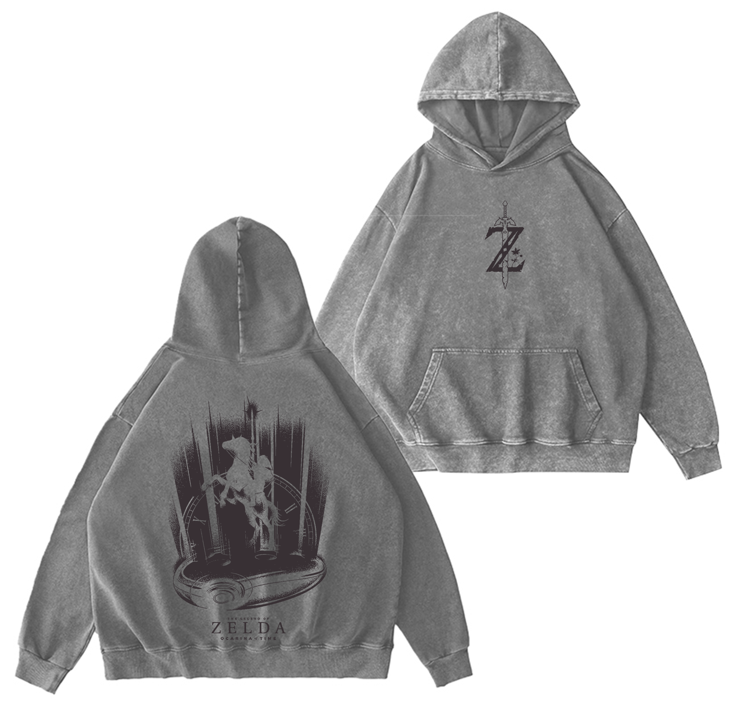 Legend of Zelda vintage Washed T-shirt/Crewneck/Hoodie