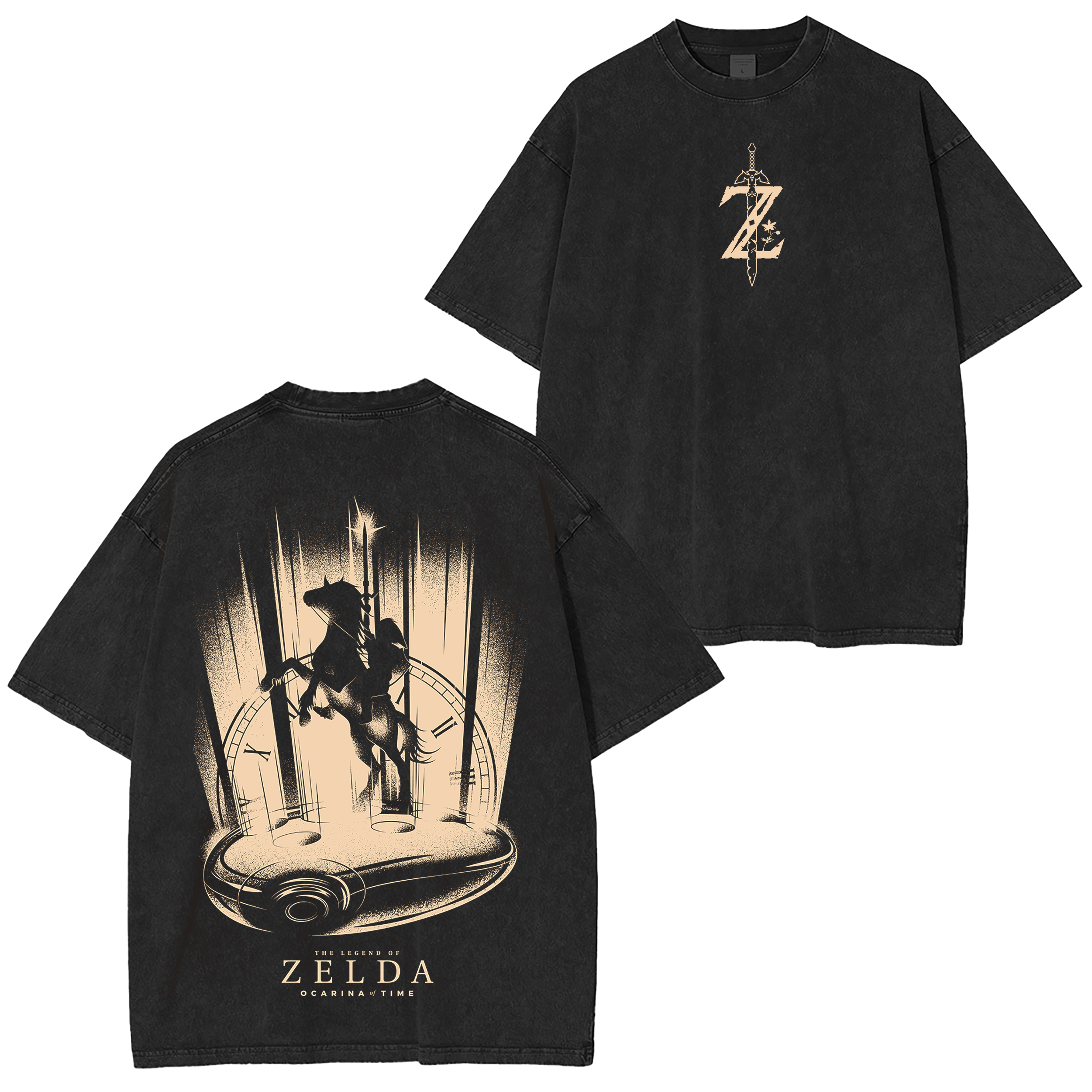 Legend of Zelda vintage Washed T-shirt/Crewneck/Hoodie