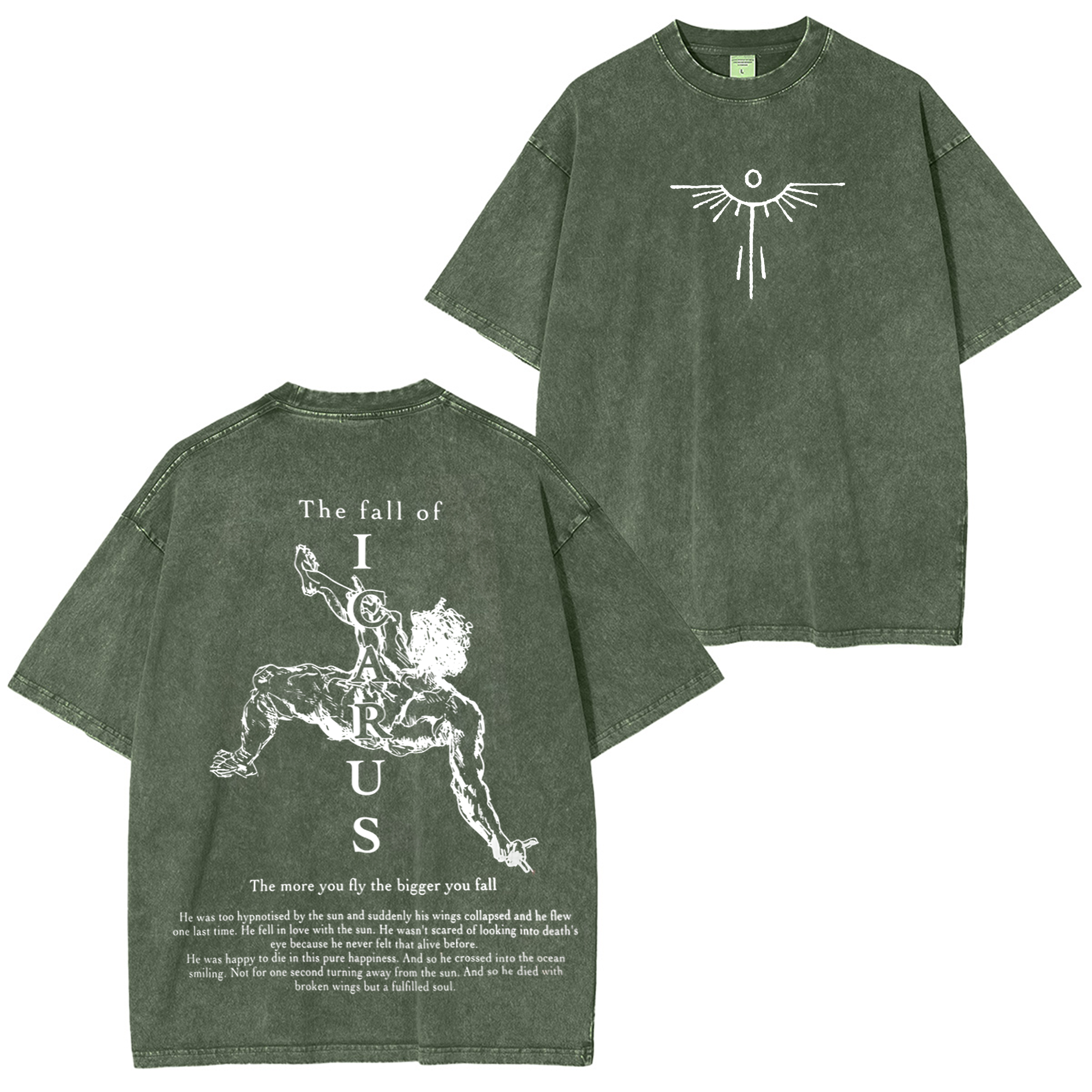 The Fall of Icarus Washed T-shirt/Crewneck/Hoodie