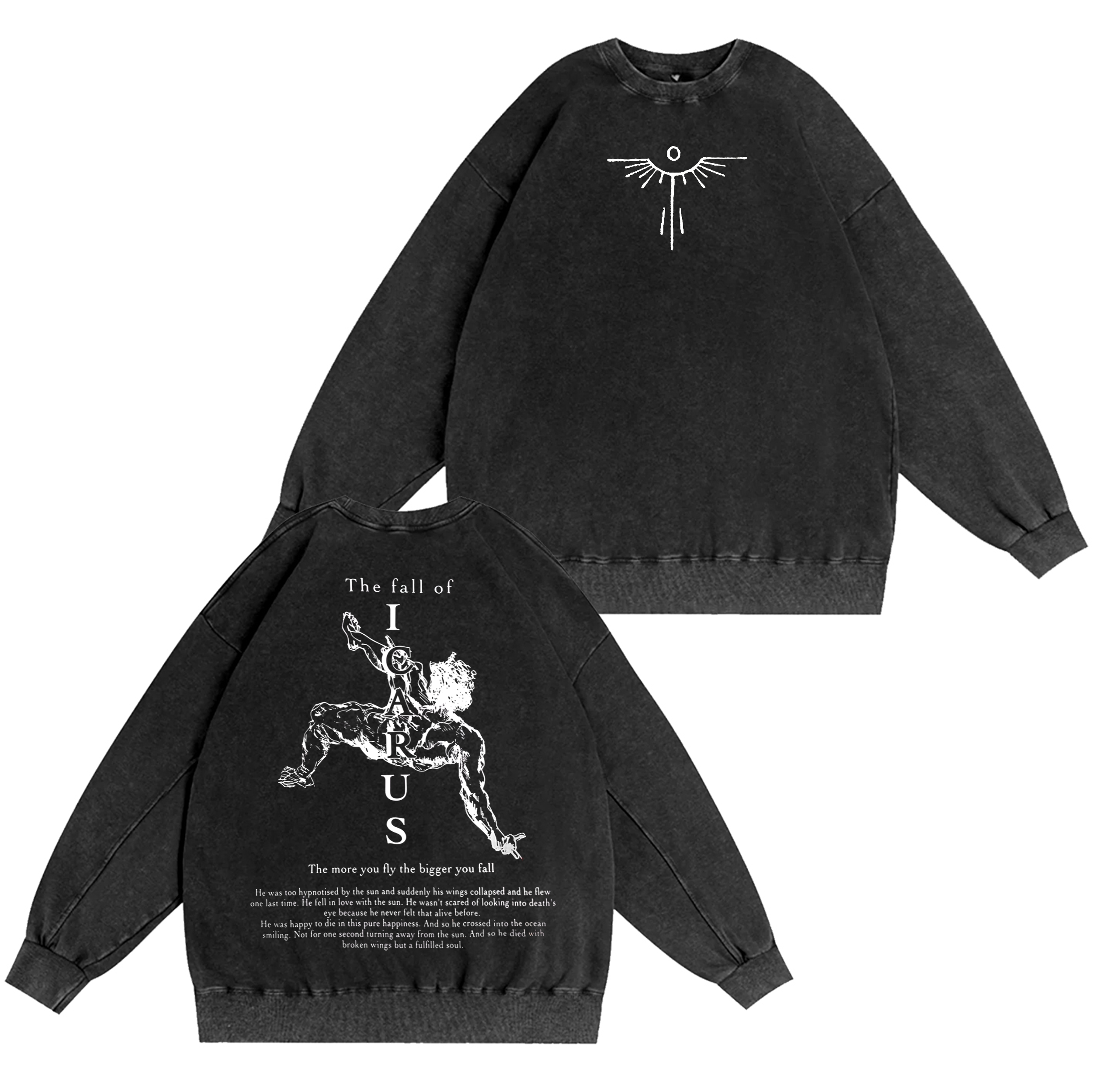 The Fall of Icarus Washed T-shirt/Crewneck/Hoodie