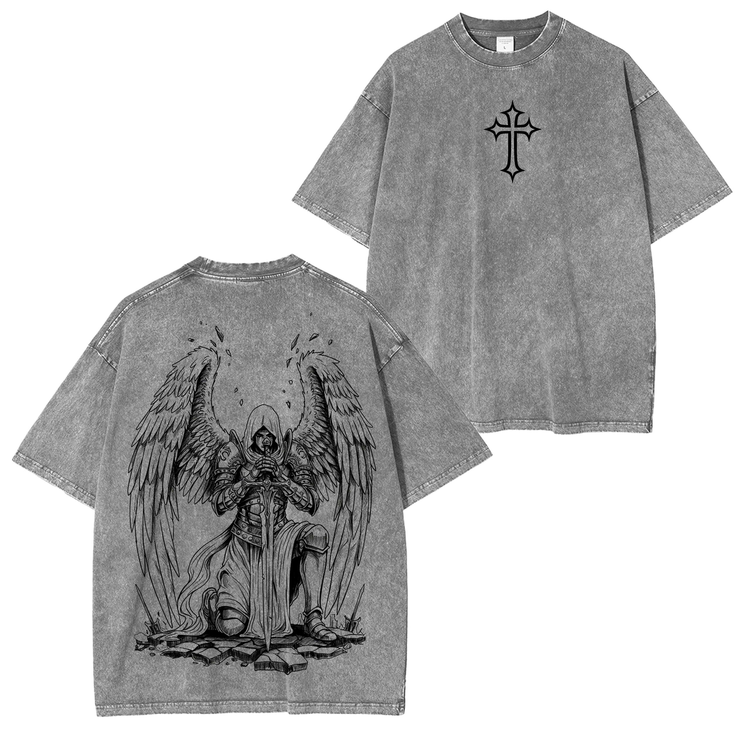 The Warrior Angel  Washed T-shirt/Crewneck/Hoodie