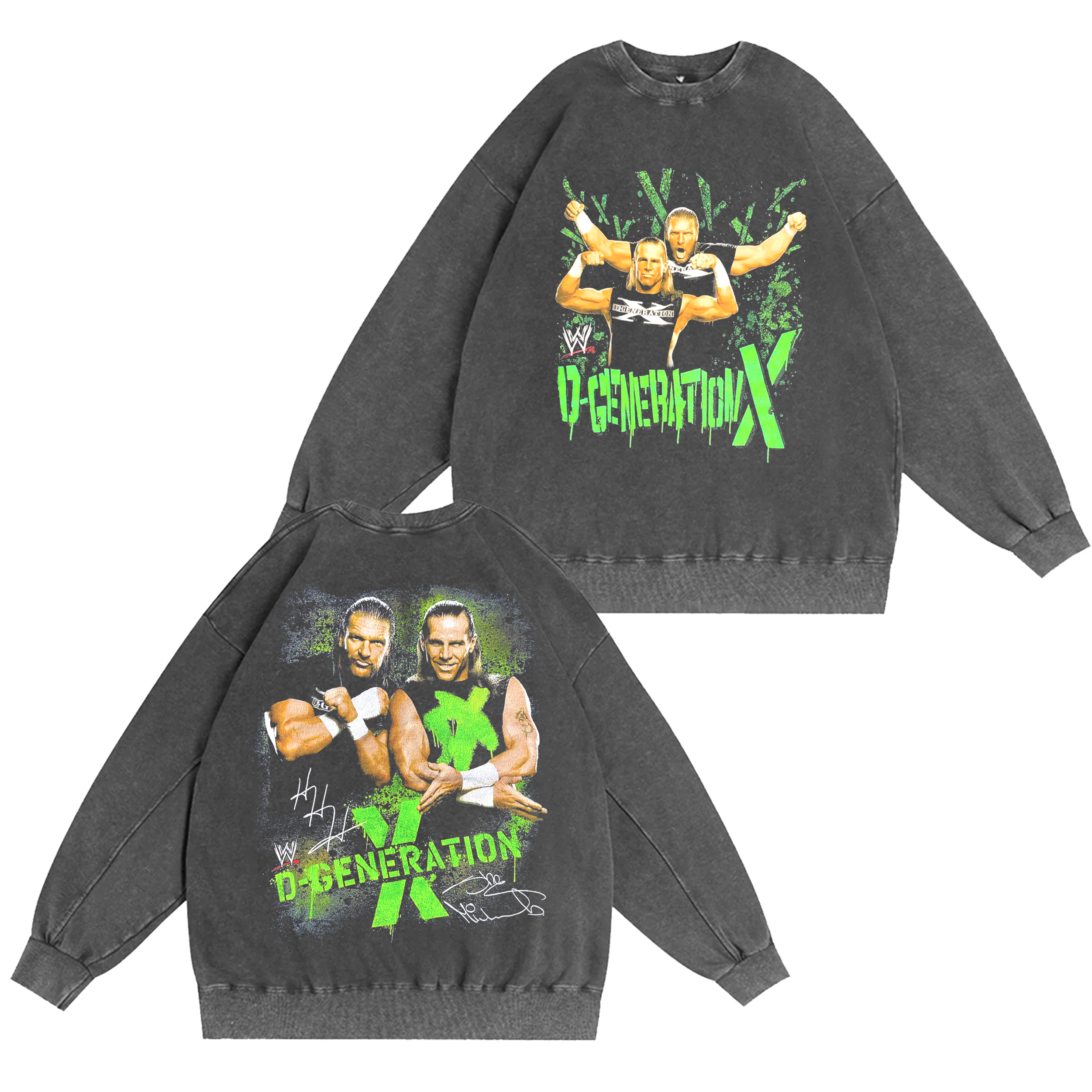 WWE D-Generation X  Washed T-shirt/Crewneck/Hoodie