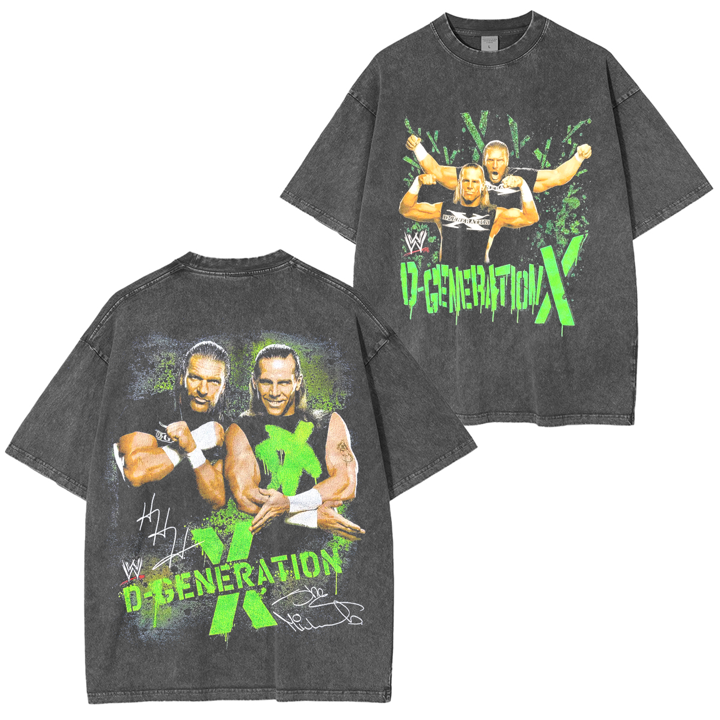 WWE D-Generation X  Washed T-shirt/Crewneck/Hoodie