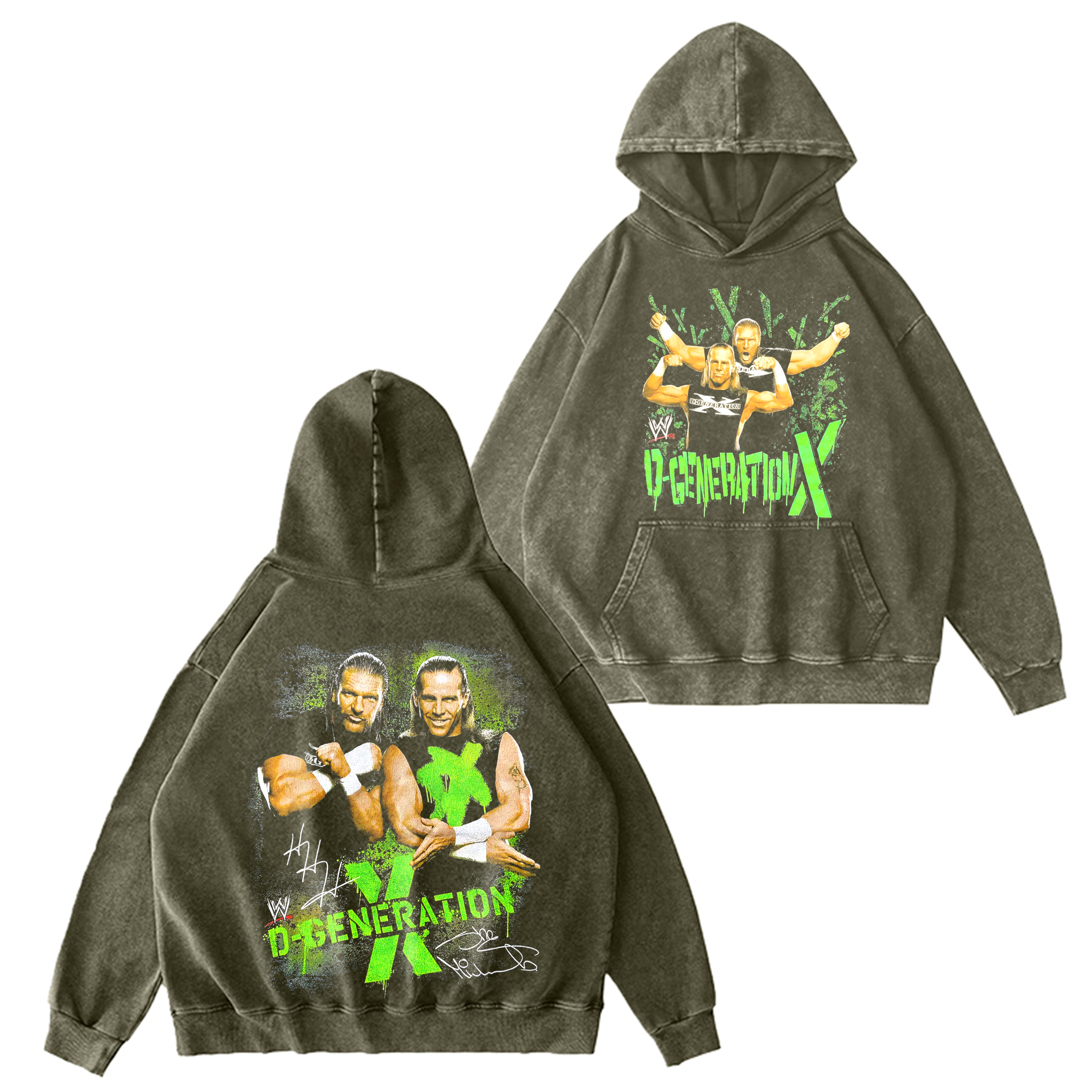 WWE D-Generation X  Washed T-shirt/Crewneck/Hoodie