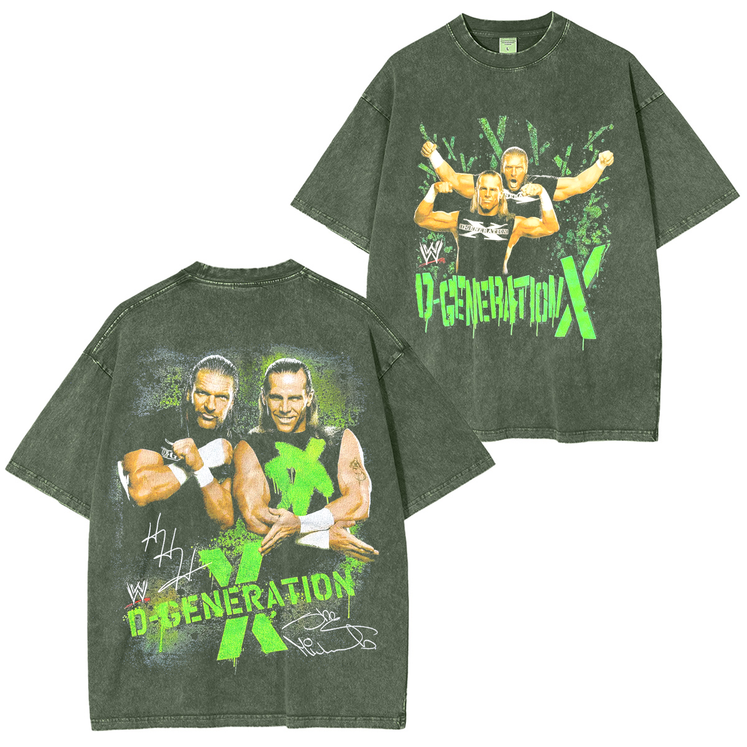 WWE D-Generation X  Washed T-shirt/Crewneck/Hoodie