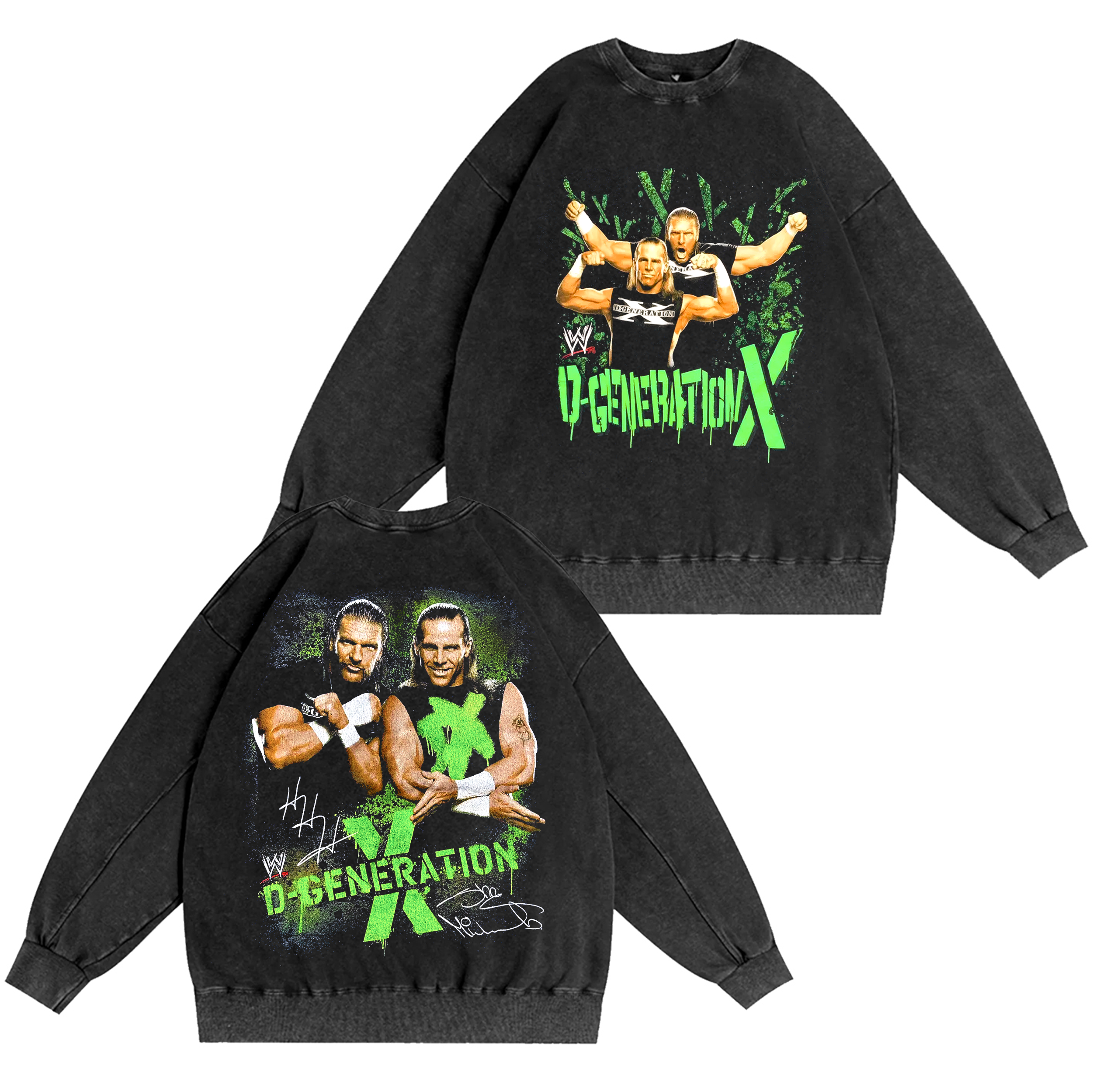 WWE D-Generation X  Washed T-shirt/Crewneck/Hoodie