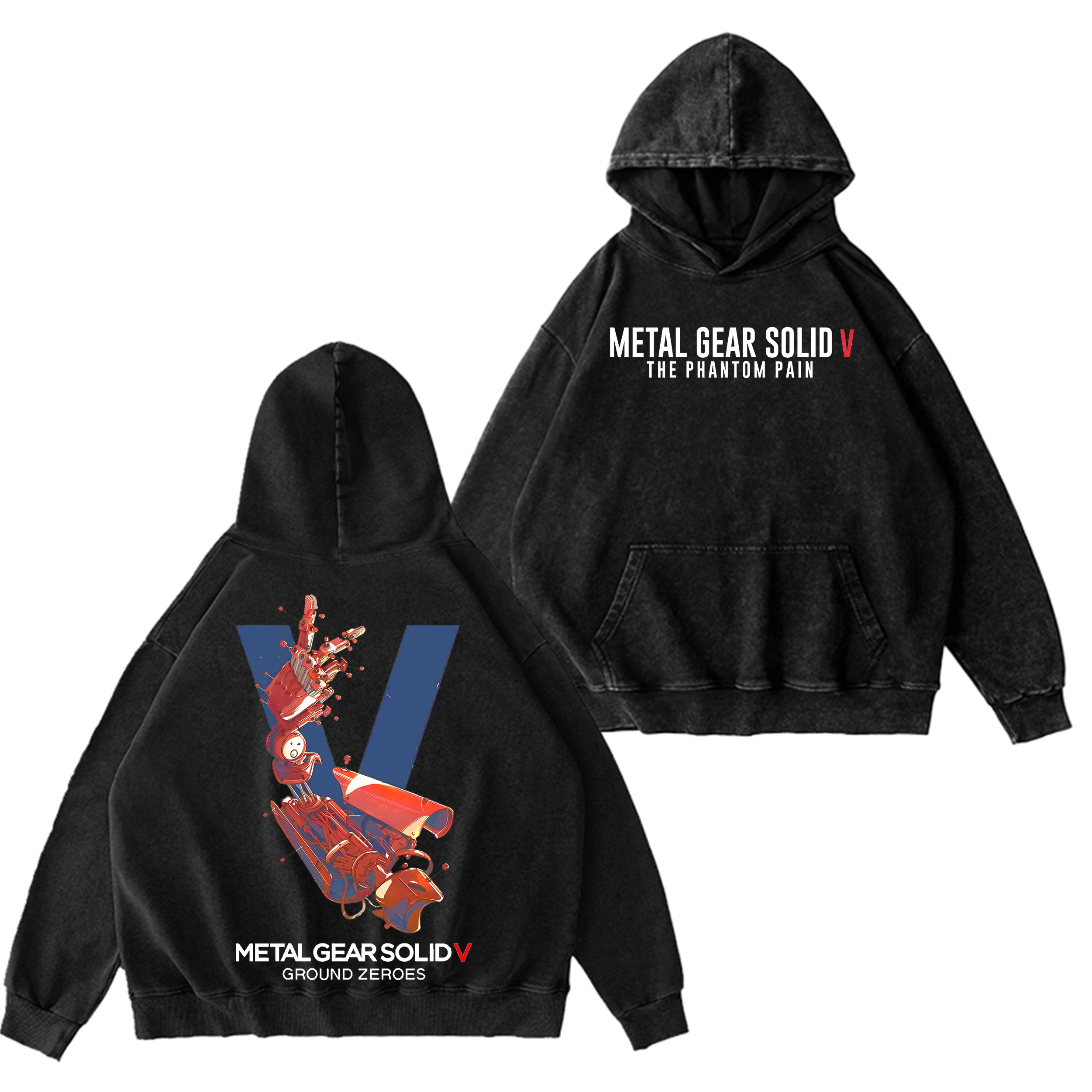 Metal Gear Solid V: Ground Zeroes Washed T-shirt/Crewneck/Hoodie