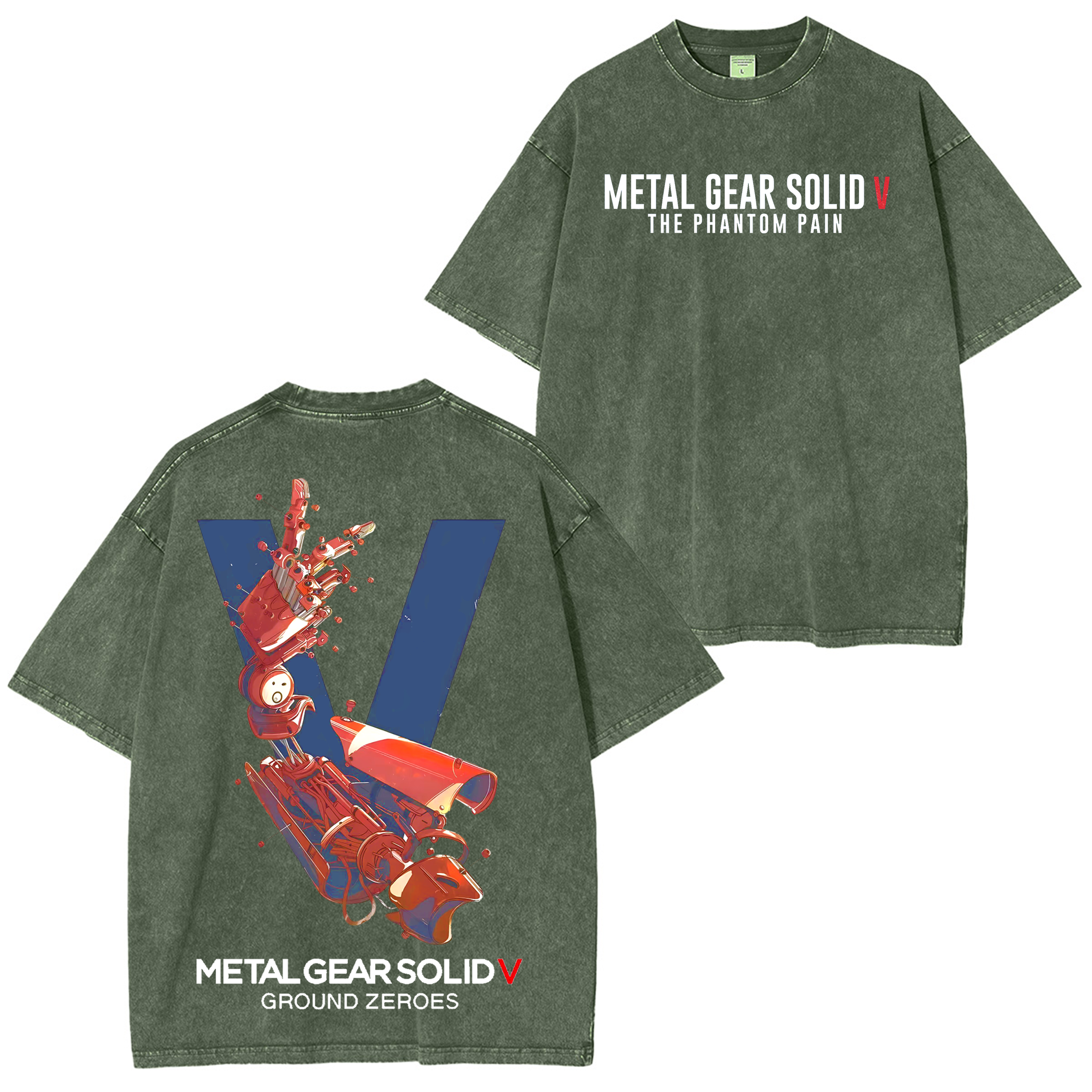 Metal Gear Solid V: Ground Zeroes Washed T-shirt/Crewneck/Hoodie