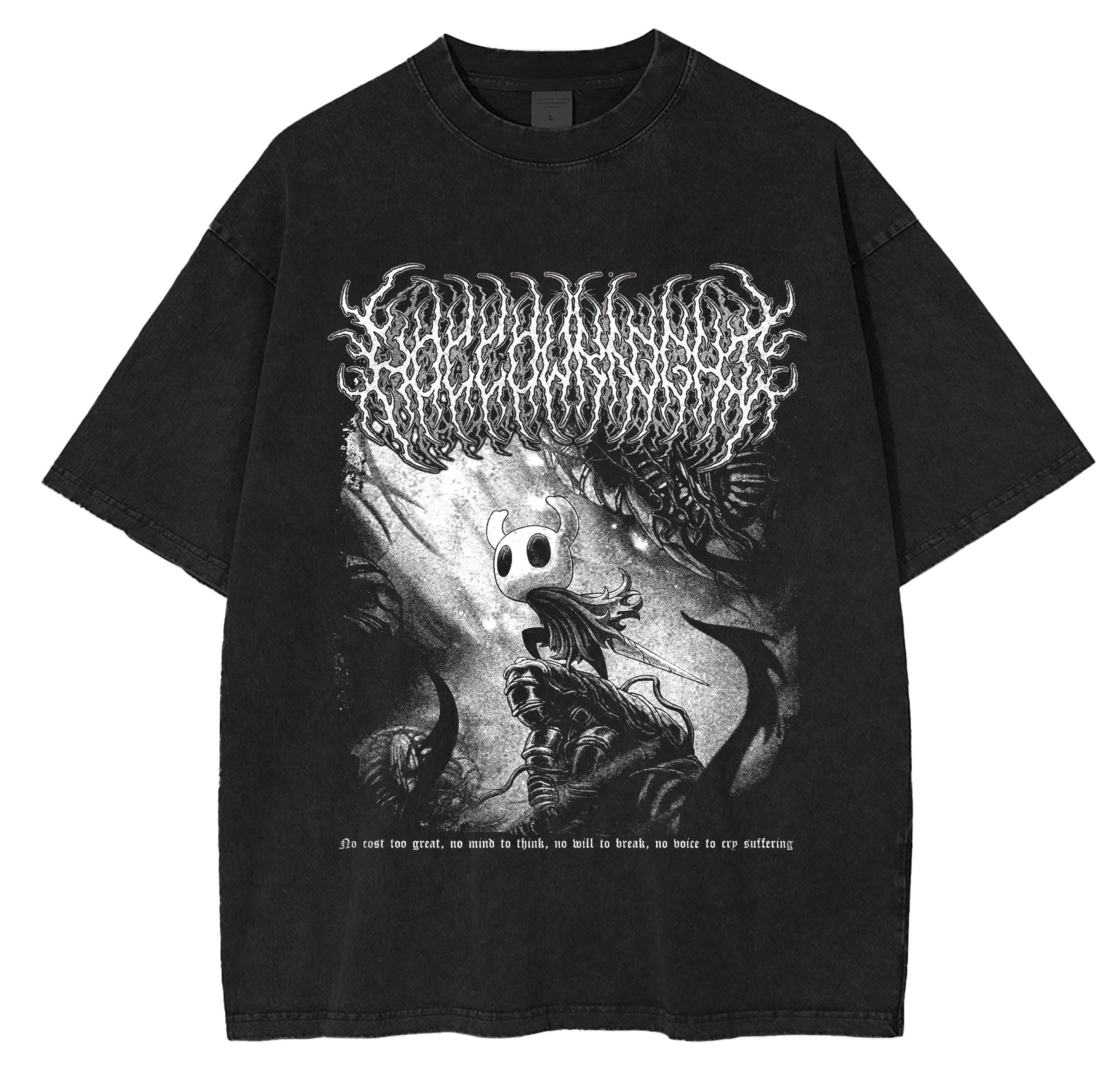 Hollow Knight Metal Washed T-shirt/Crewneck/Hoodie