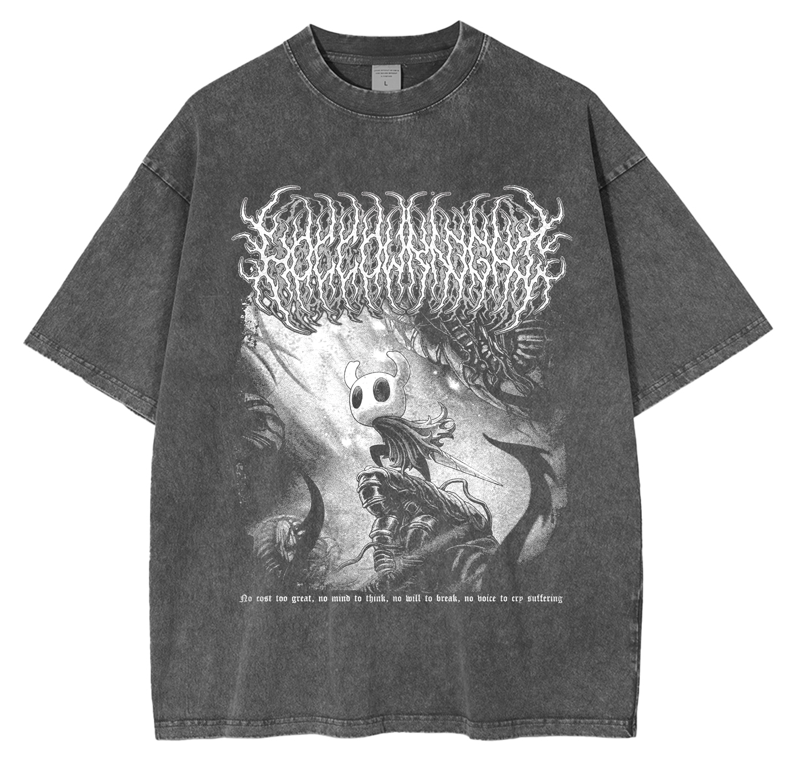 Hollow Knight Metal Washed T-shirt/Crewneck/Hoodie