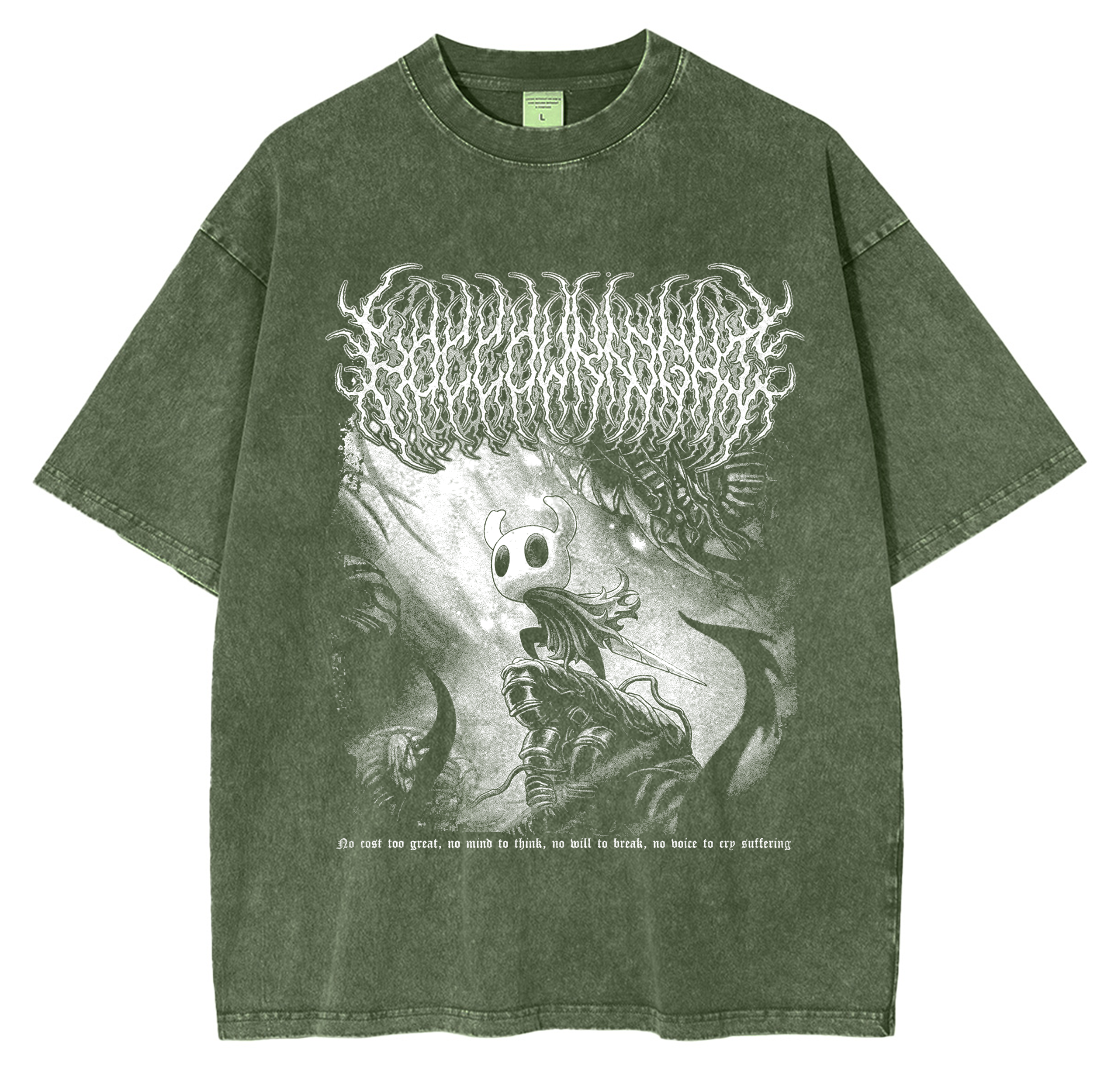 Hollow Knight Metal Washed T-shirt/Crewneck/Hoodie