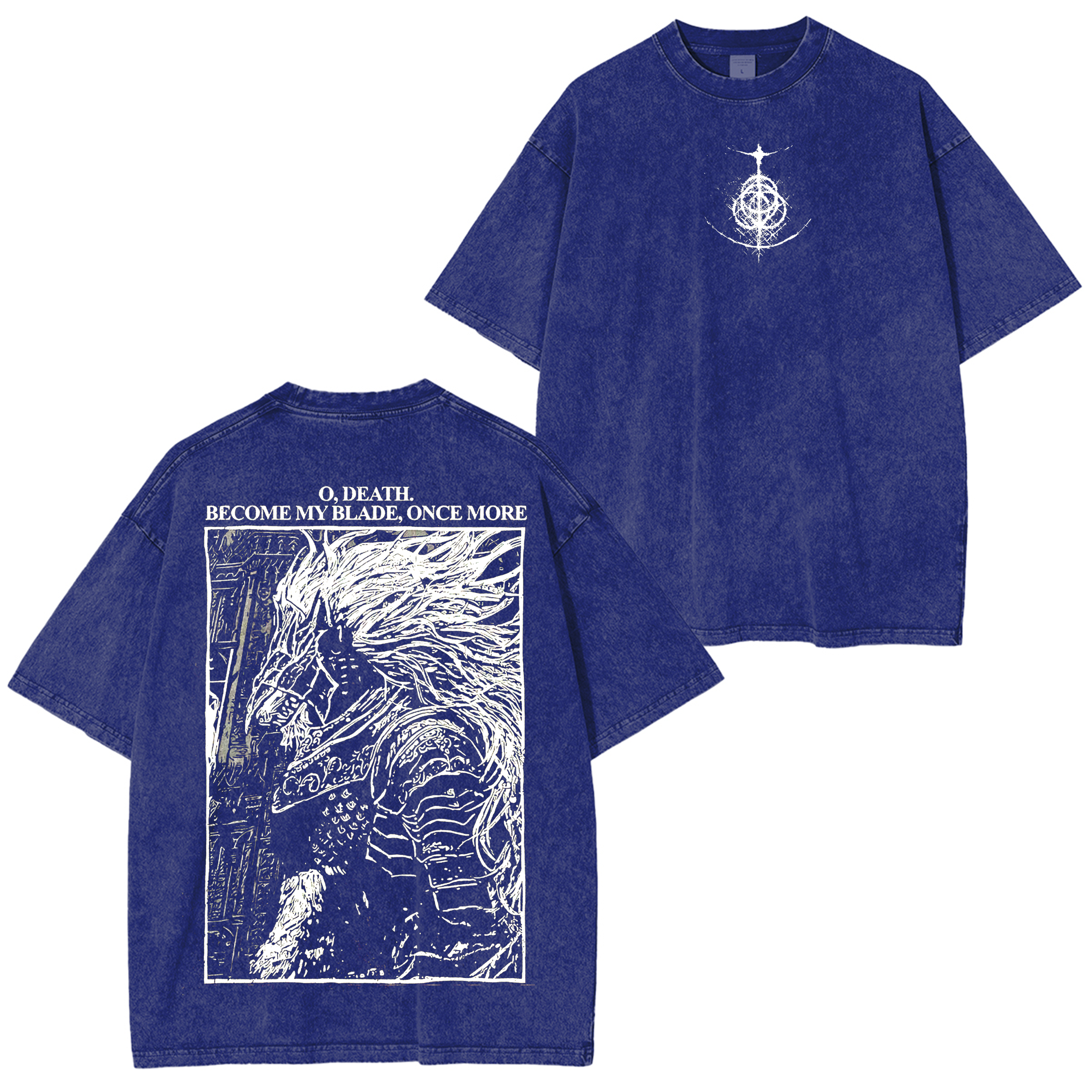 Maliketh,Elden Ring Washed T-shirt/Crewneck/Hoodie