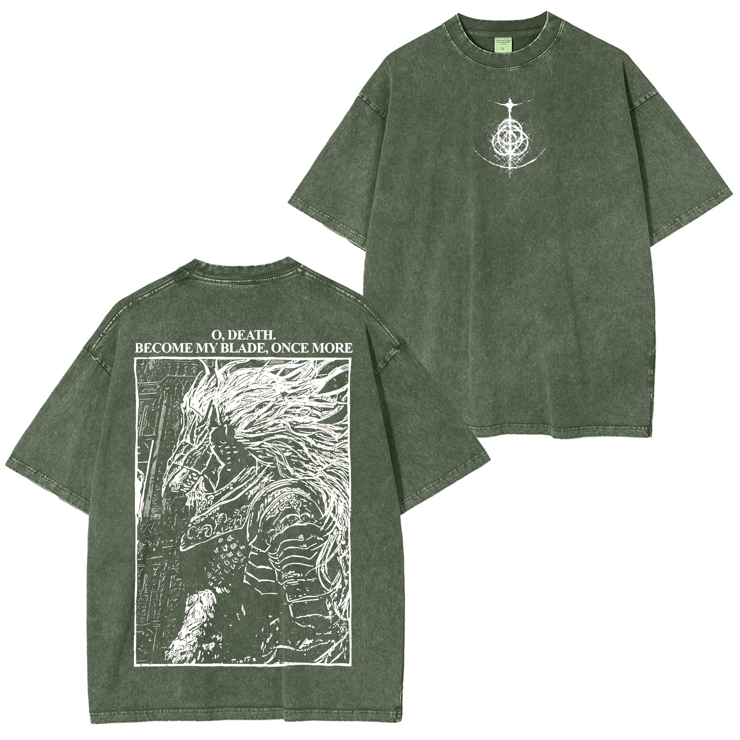 Maliketh,Elden Ring Washed T-shirt/Crewneck/Hoodie