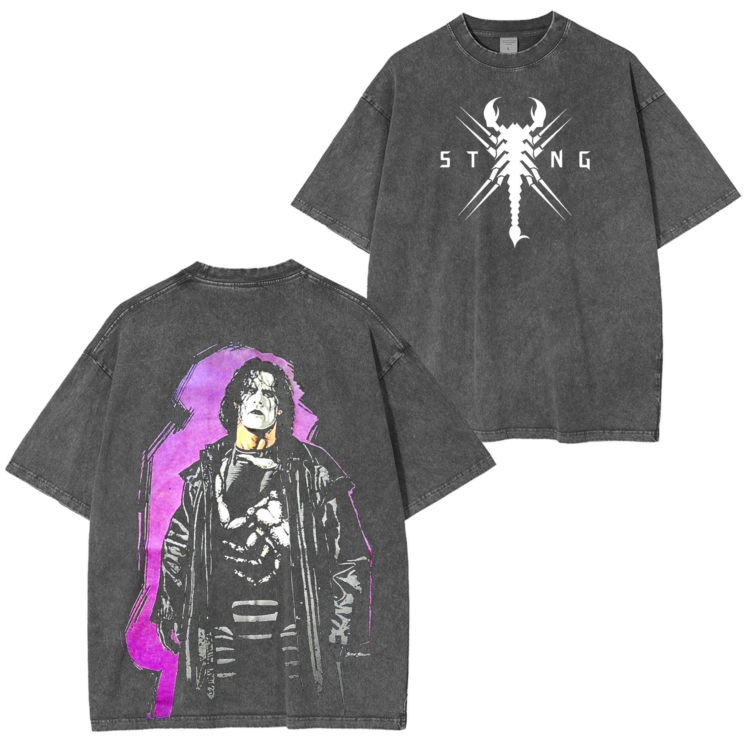 Sting WWE  Washed T-shirt/Crewneck/Hoodie