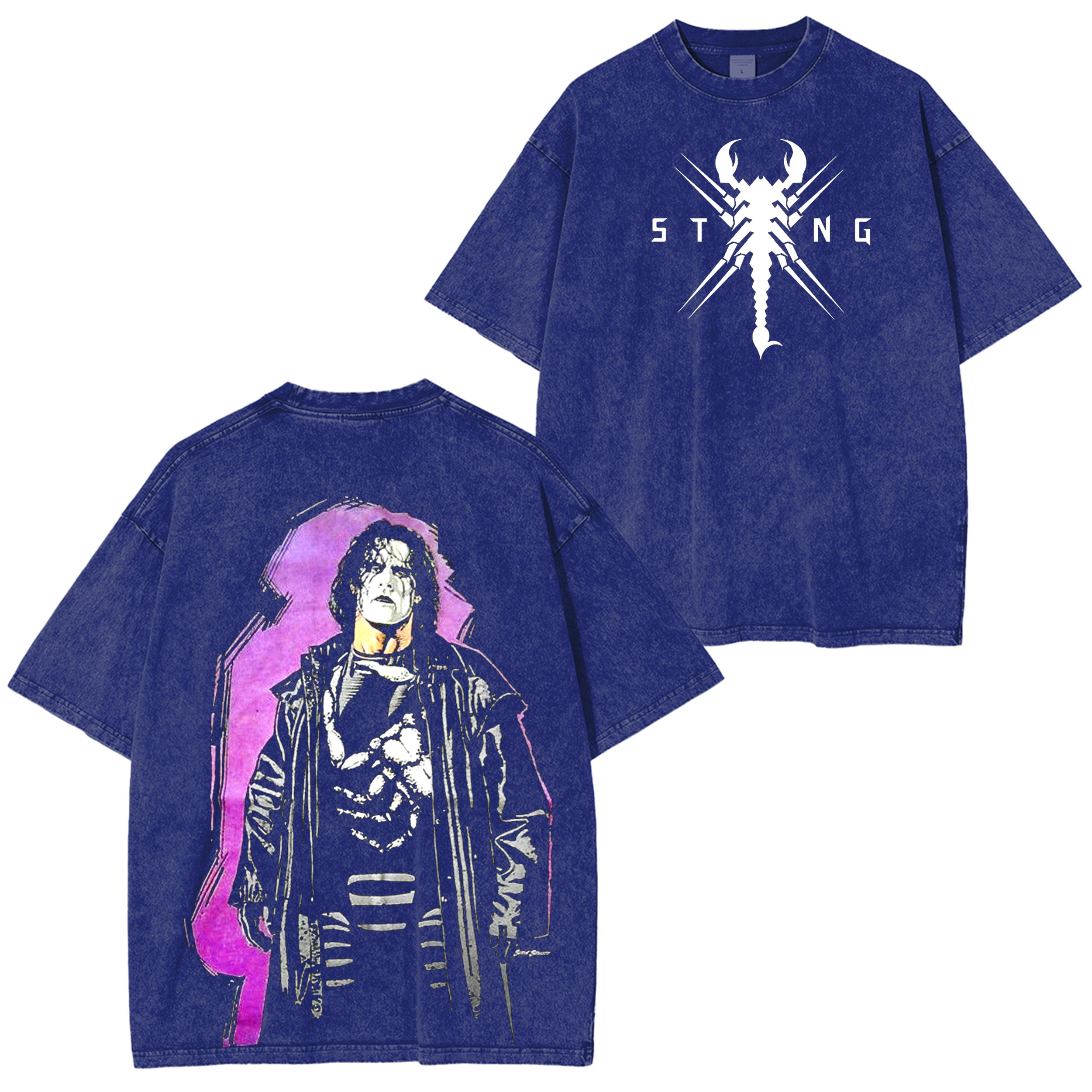 Sting WWE  Washed T-shirt/Crewneck/Hoodie