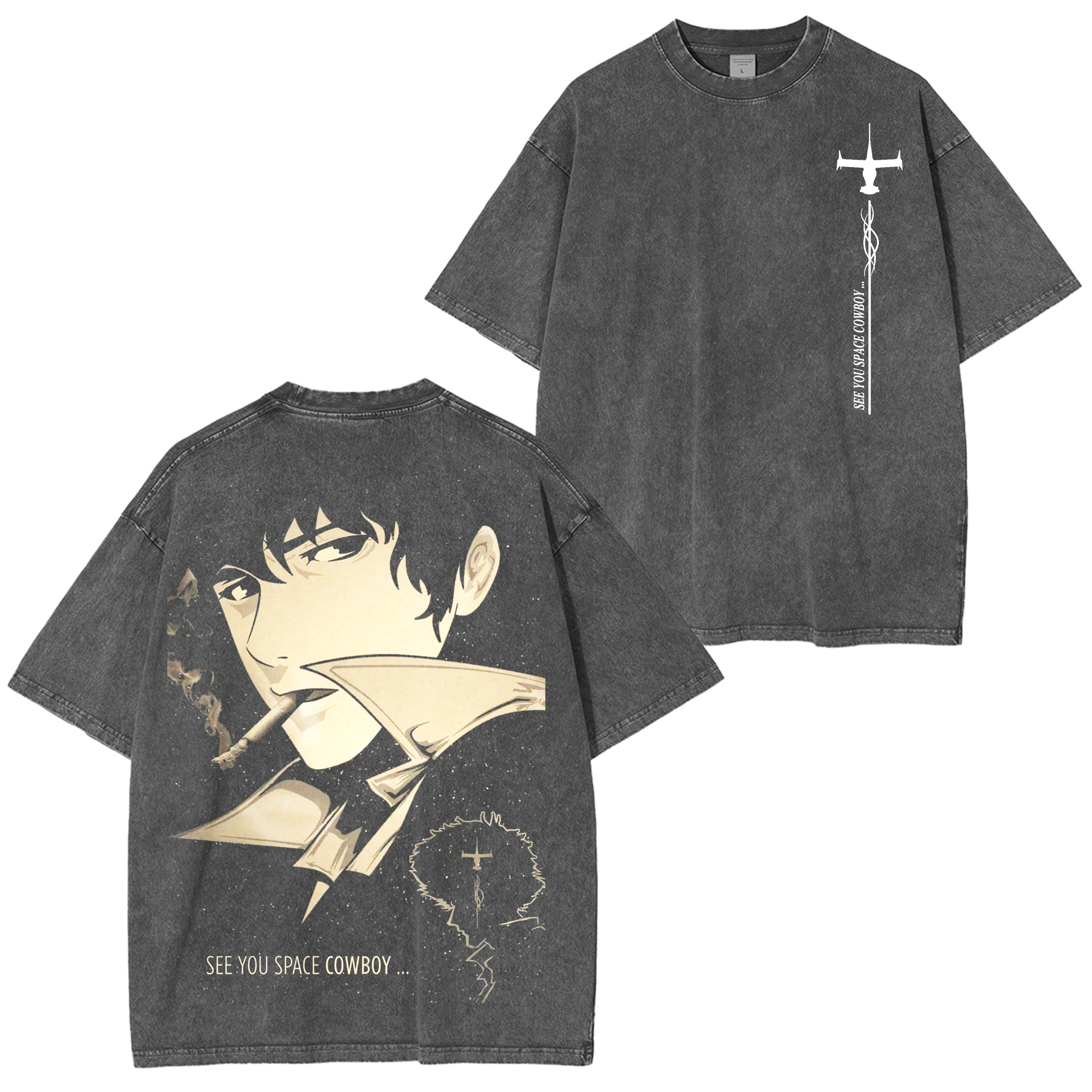 Vintage Cowboy Bebop  Washed T-shirt/Crewneck/Hoodie