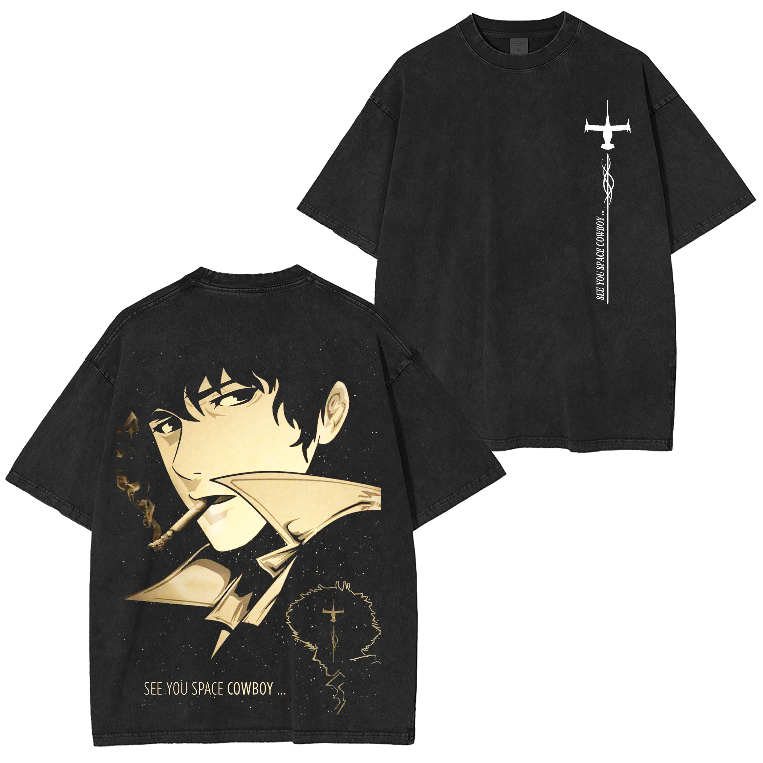 Vintage Cowboy Bebop  Washed T-shirt/Crewneck/Hoodie