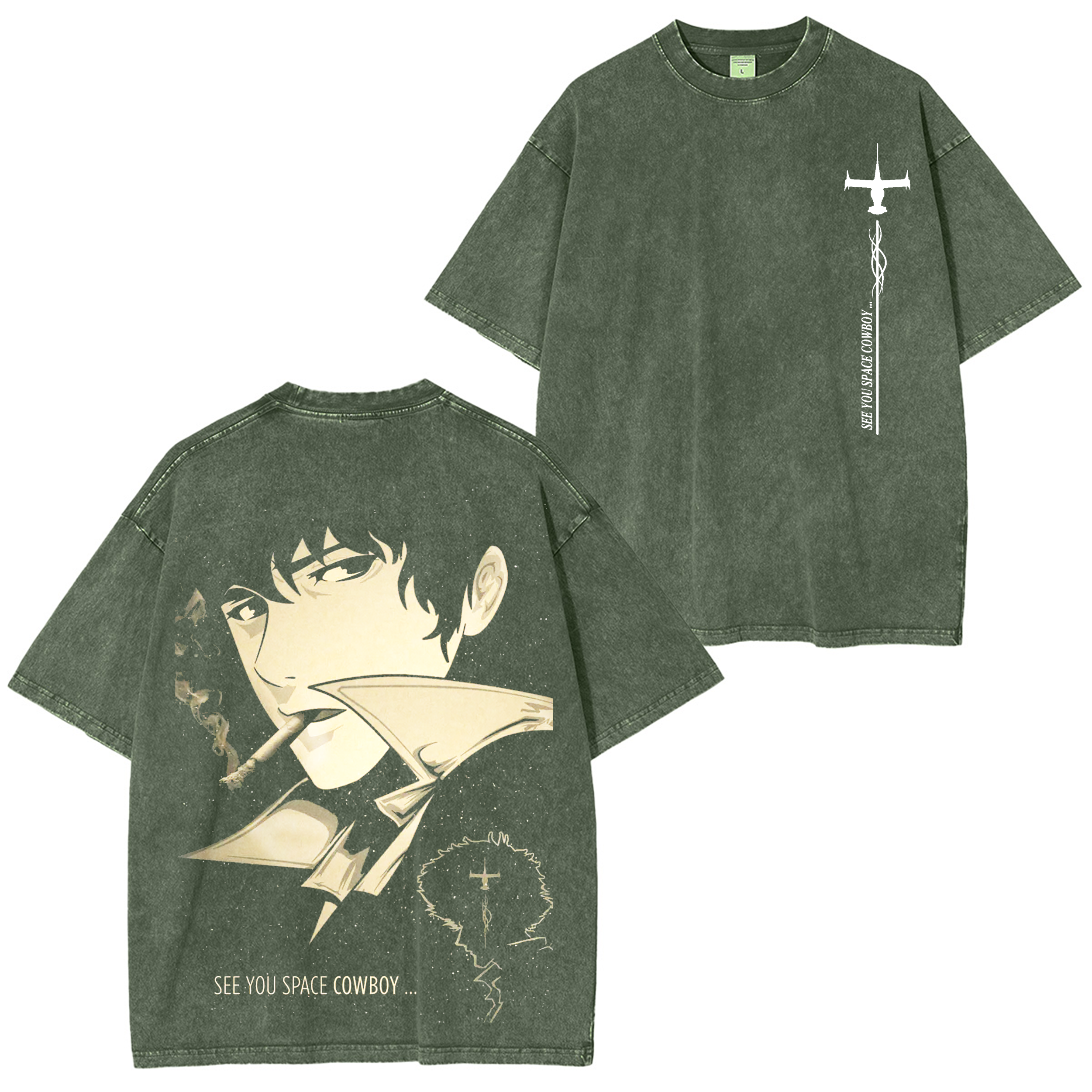 Vintage Cowboy Bebop  Washed T-shirt/Crewneck/Hoodie