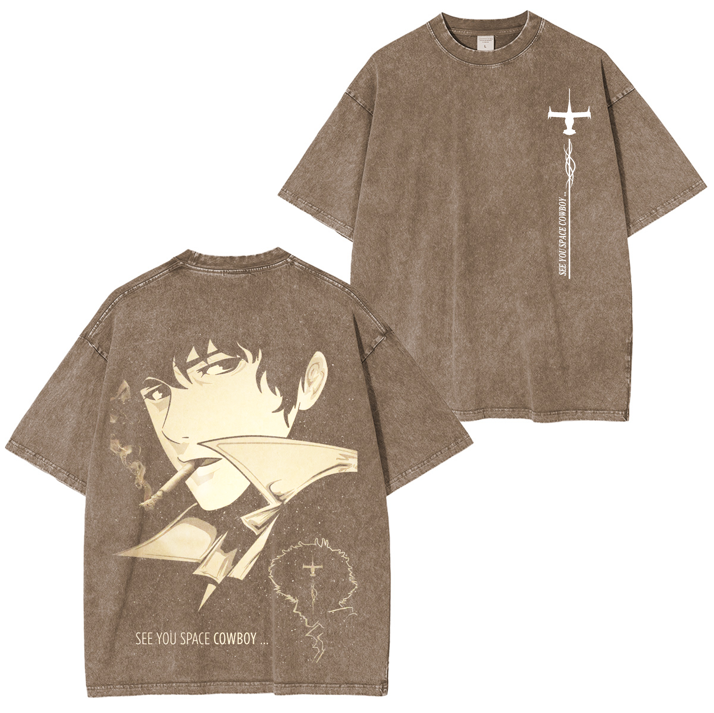 Vintage Cowboy Bebop  Washed T-shirt/Crewneck/Hoodie