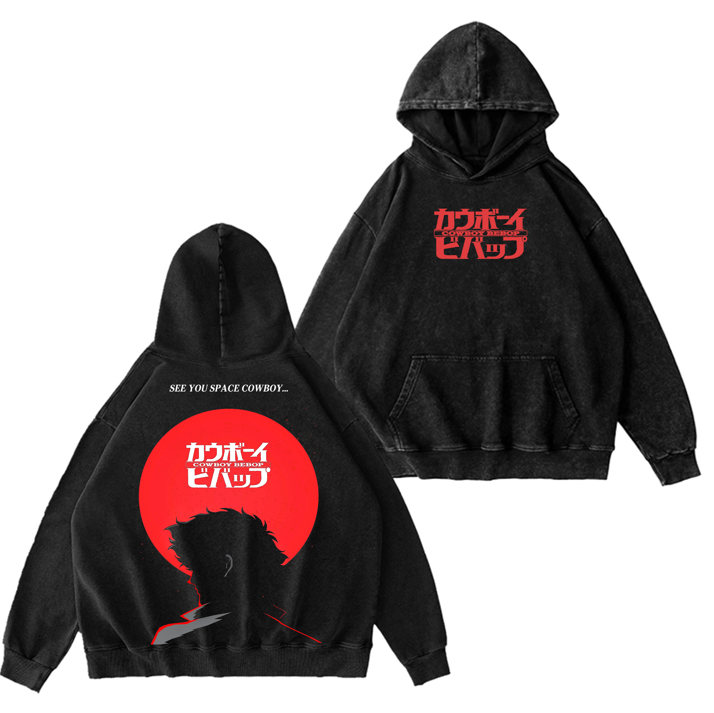 Vintage Cowboy Bebop  Washed T-shirt/Crewneck/Hoodie