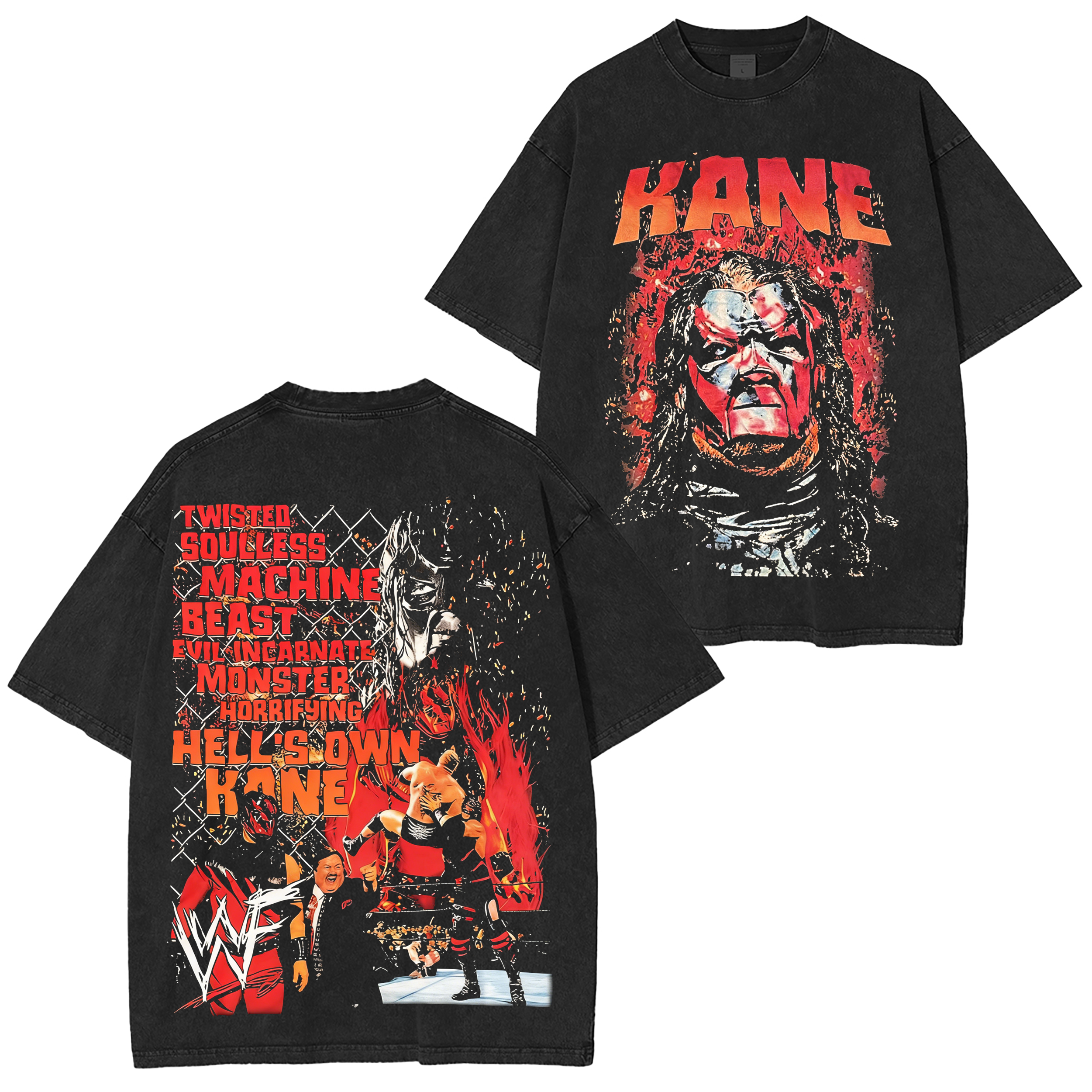 Vintage Kane WWE Washed T-shirt/Crewneck/Hoodie