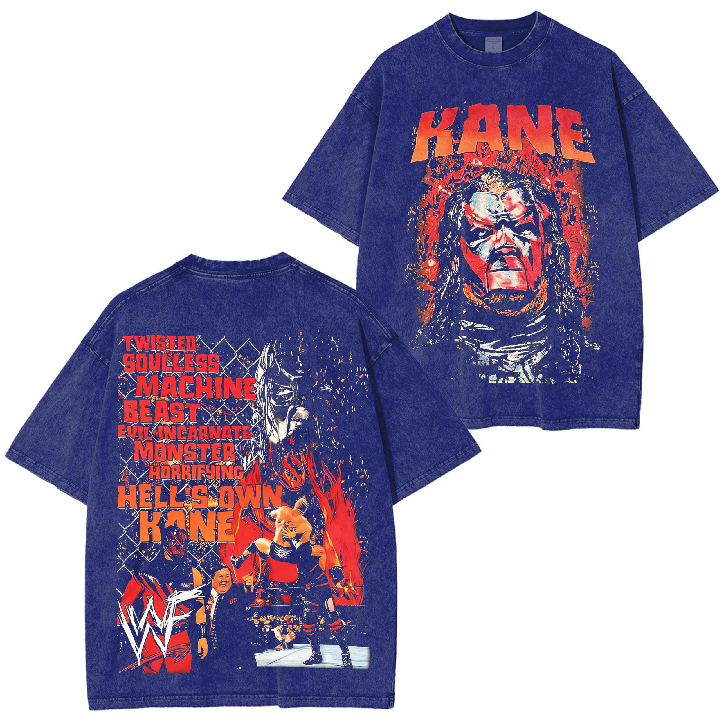 Vintage Kane WWE Washed T-shirt/Crewneck/Hoodie