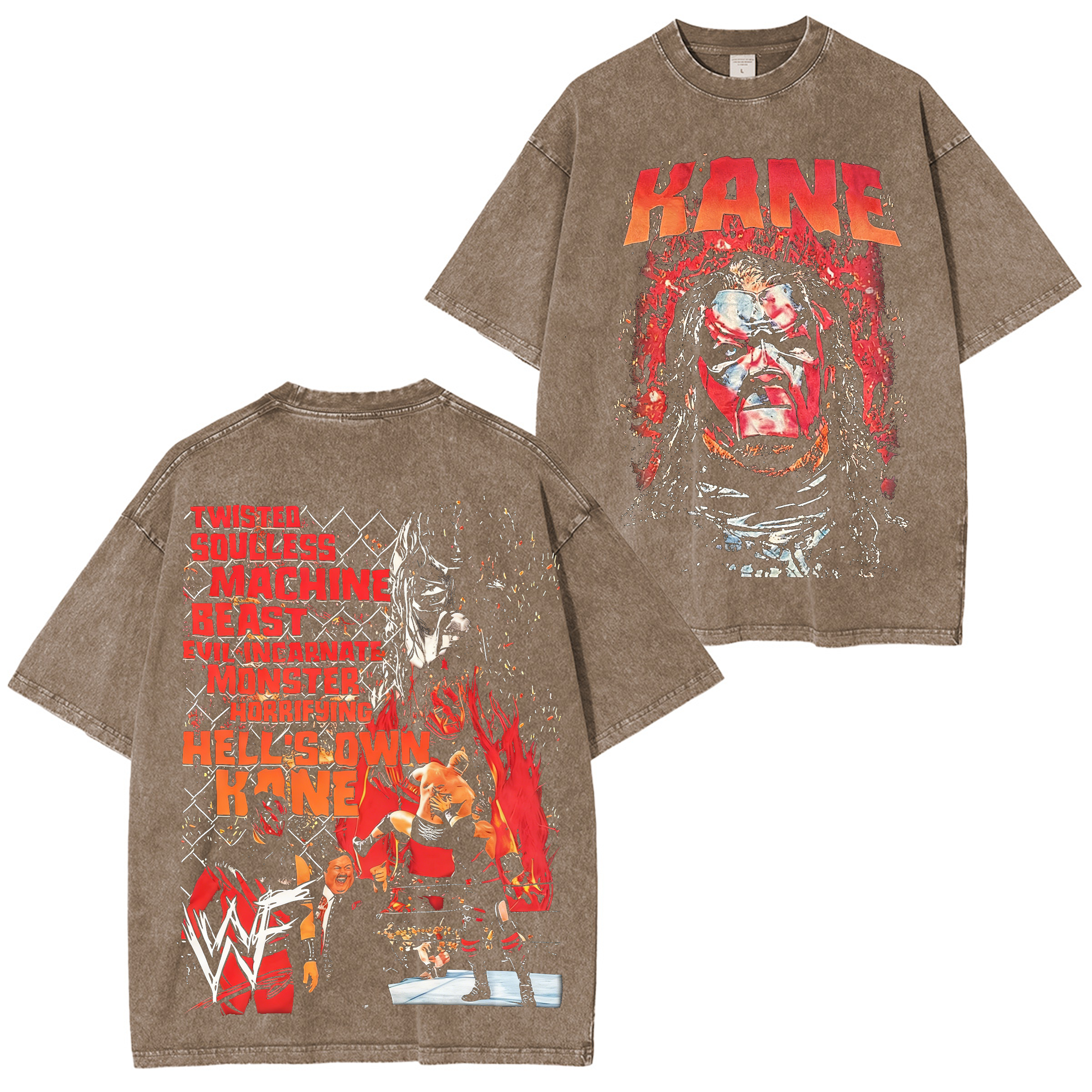 Vintage Kane WWE Washed T-shirt/Crewneck/Hoodie