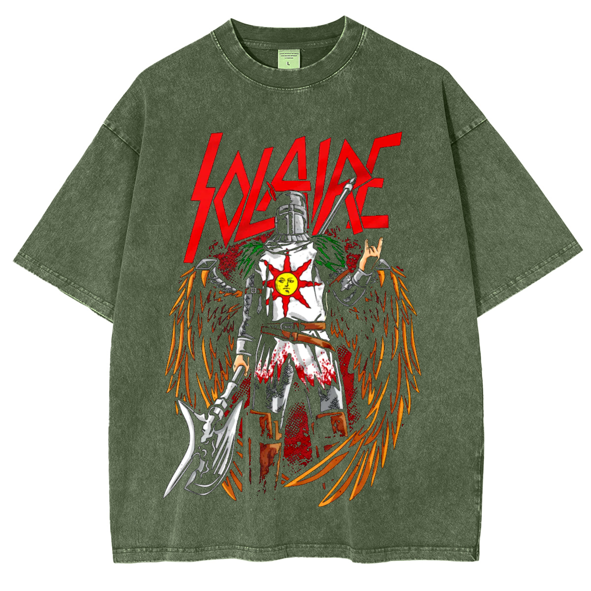 Raining Sun Unisex Washed T-Shirt