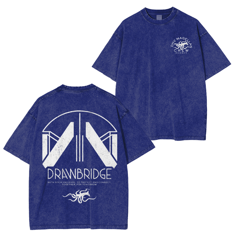 Death Stranding 2 - DHV MAGELLAN Crew Member Washed Unisex T-Shirt