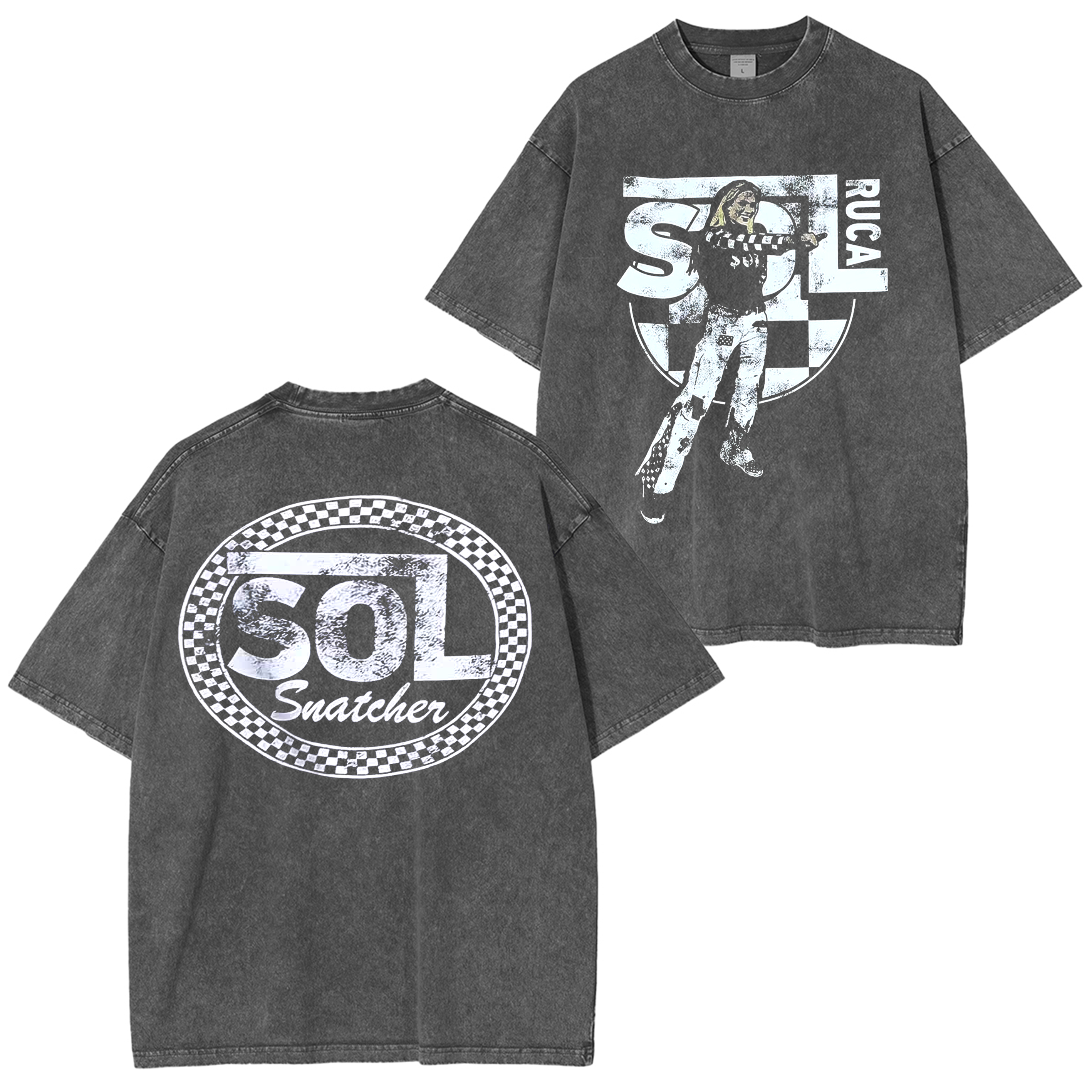 Sol Ruca Wwe Washed T-shirt/Crewneck/Hoodie