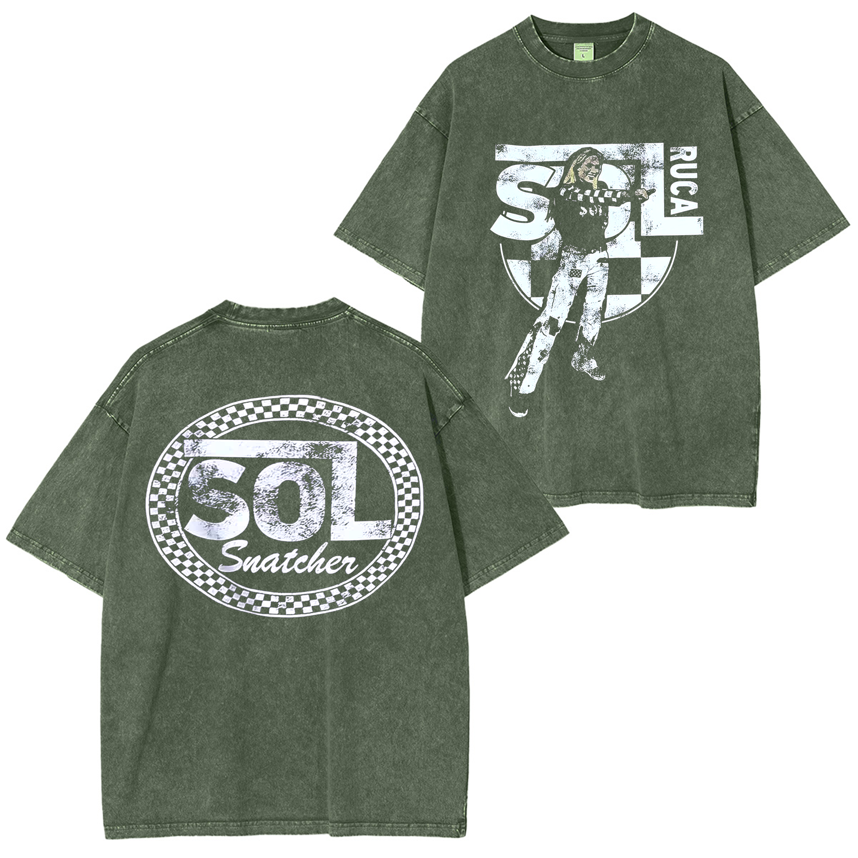 Sol Ruca Wwe Washed T-shirt/Crewneck/Hoodie