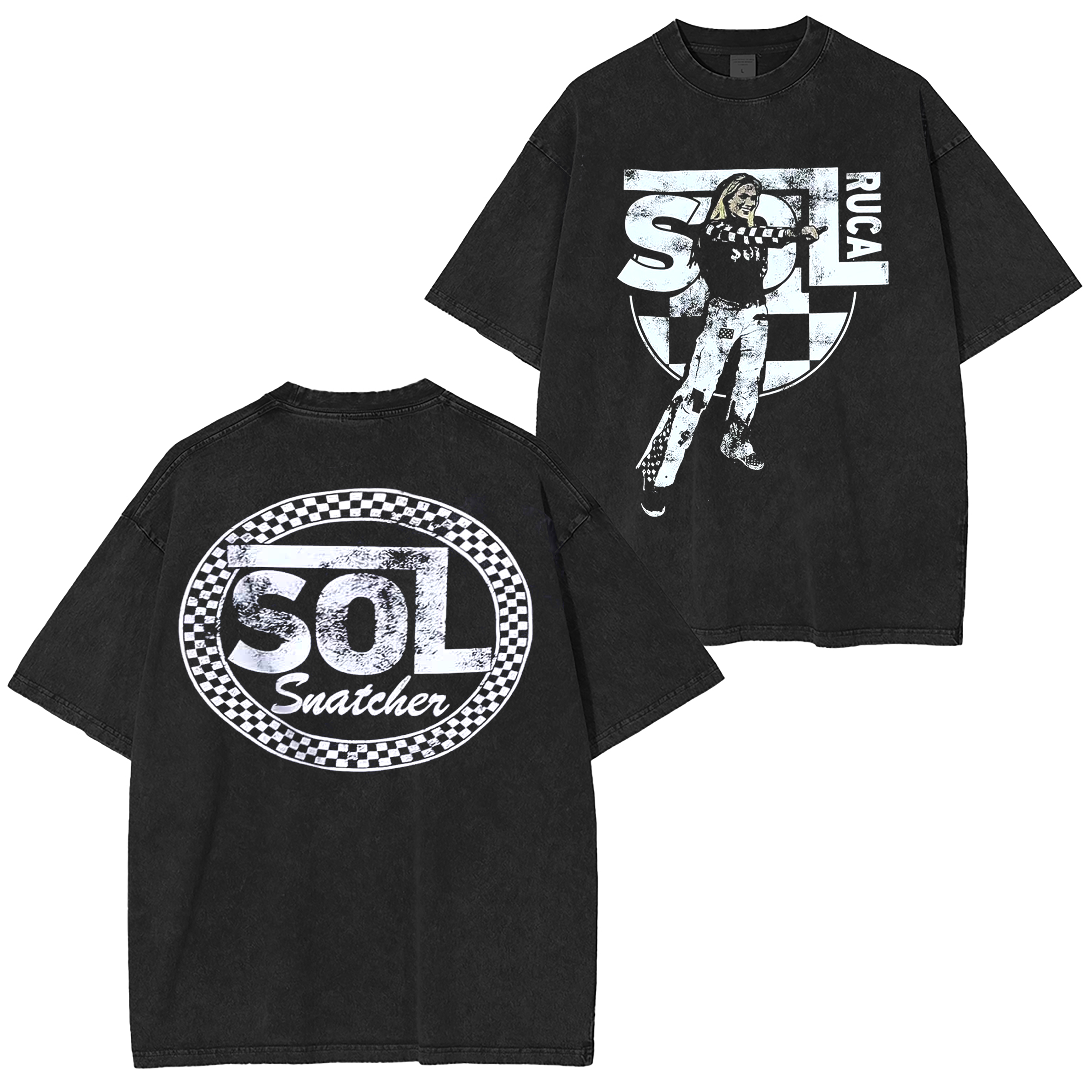 Sol Ruca Wwe Washed T-shirt/Crewneck/Hoodie