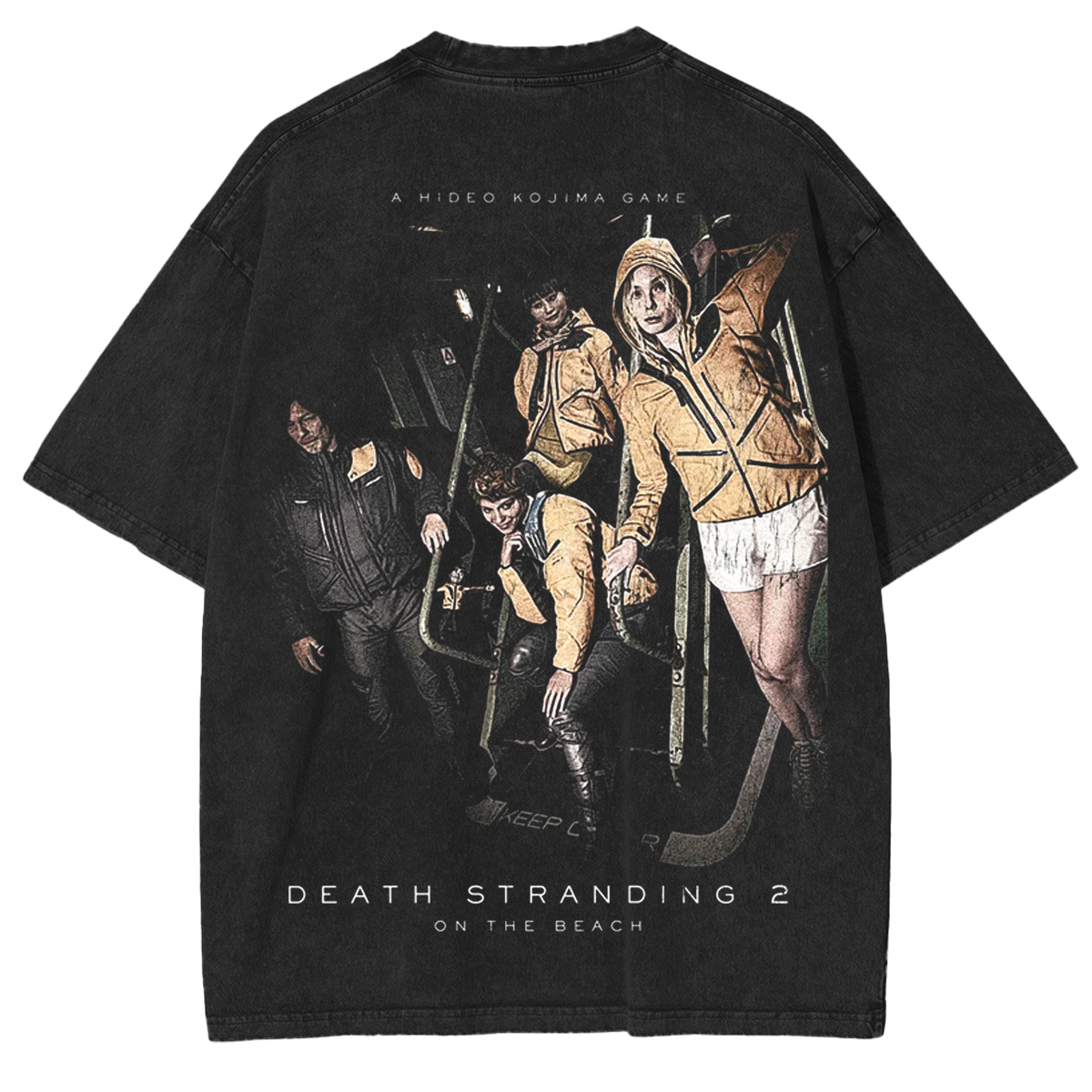 Death Stranding 2 Drawbridge Washed Unisex T-Shirt