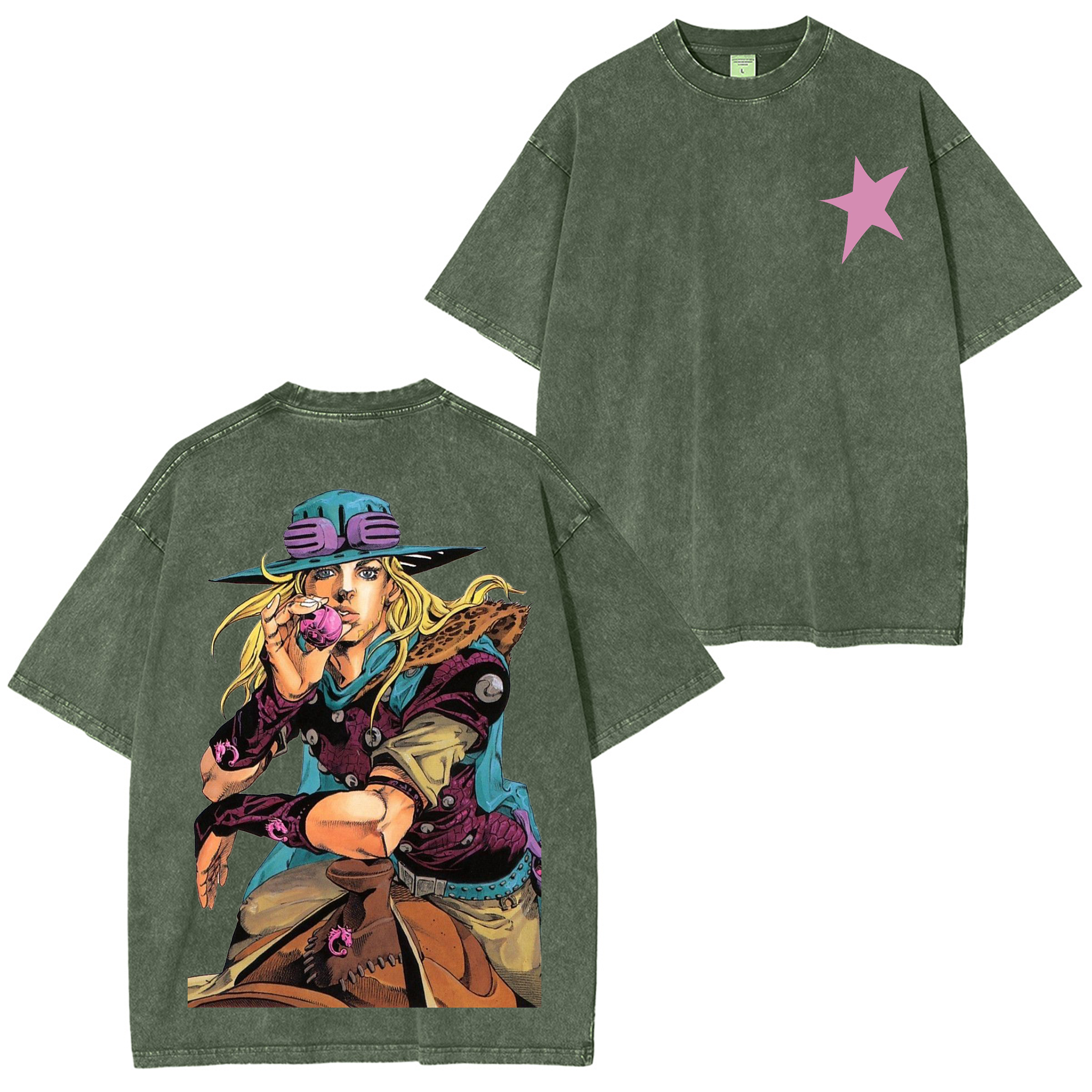 Gyro Zeppeli, JoJo Washed T-shirt/Crewneck/Hoodie