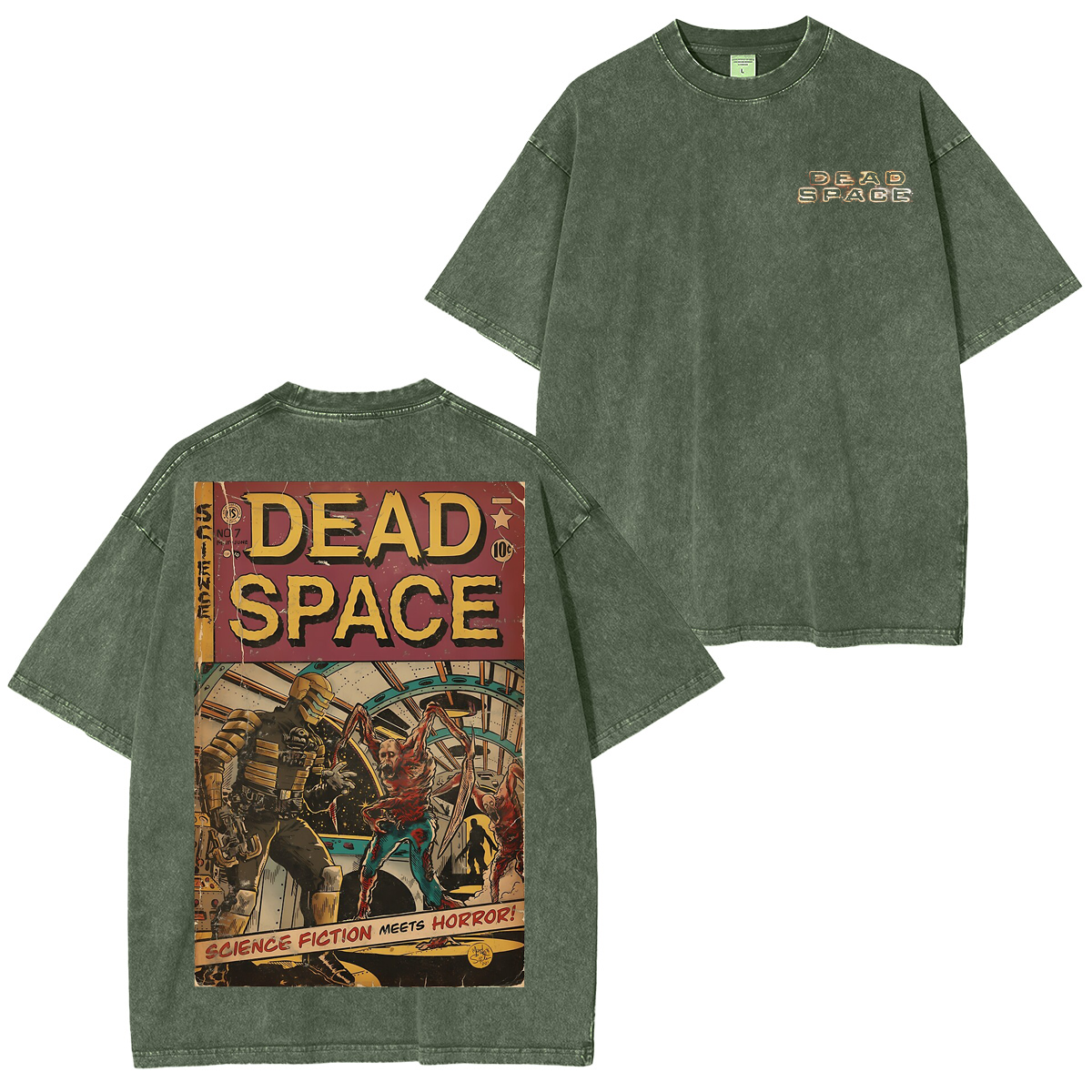 Retro The Dead Space SUnisex Washed T-Shirt