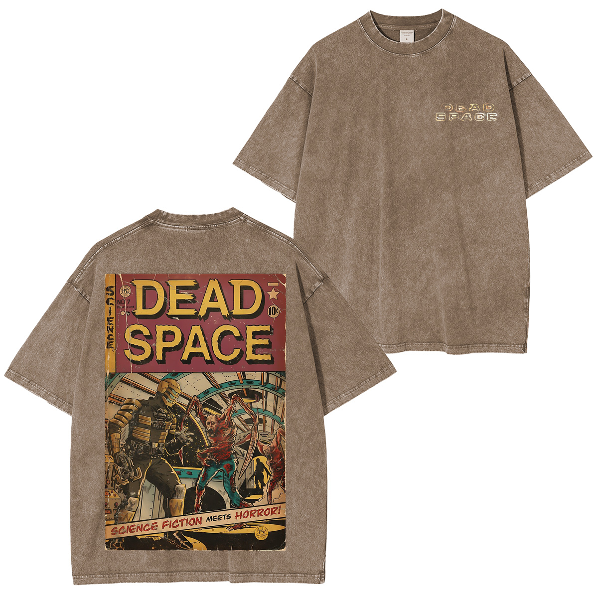Retro The Dead Space SUnisex Washed T-Shirt
