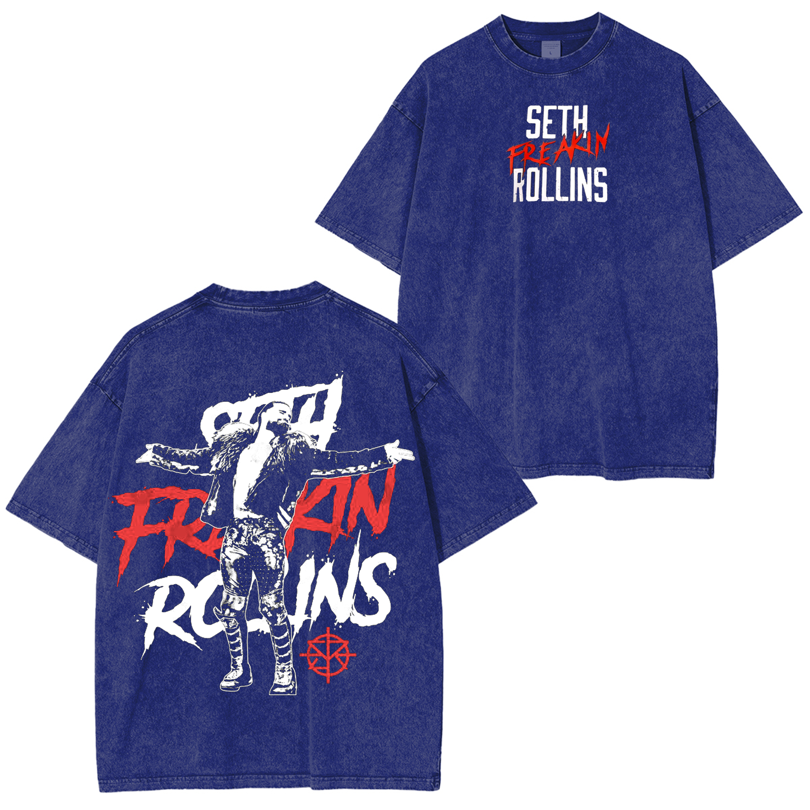 Seth Rollins WWE Washed T-shirt/Crewneck/Hoodie