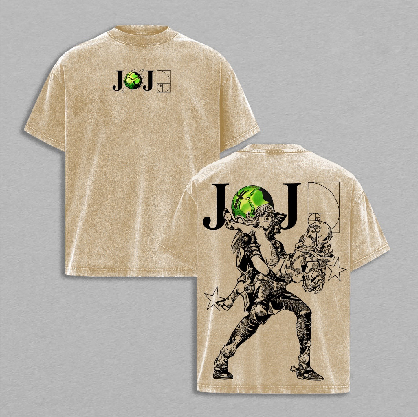 Steel Ball Run,Jojo Anime  Washed T-shirt/Crewneck/Hoodie