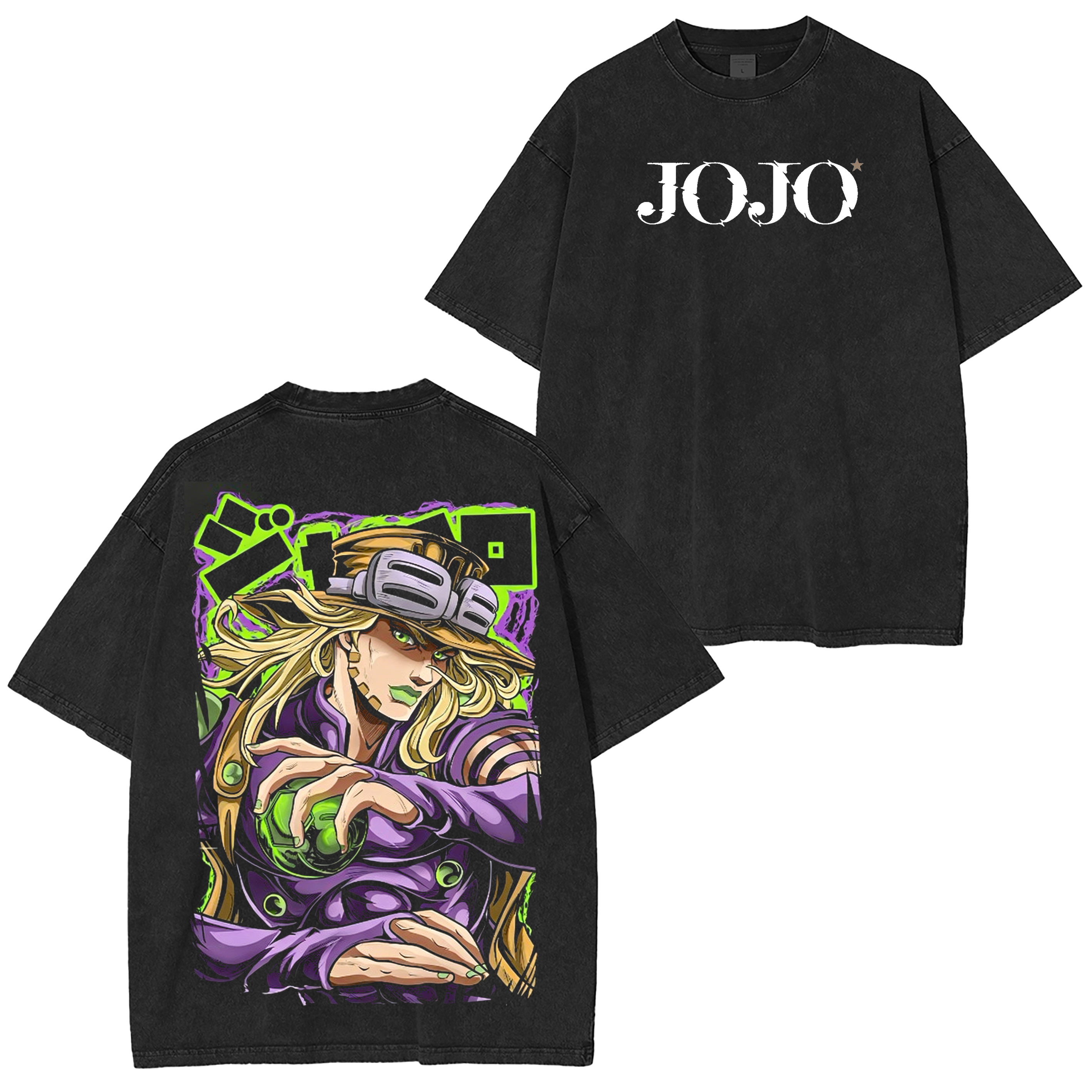 Steel Ball Run,Jojo Anime  Washed T-shirt/Crewneck/Hoodie