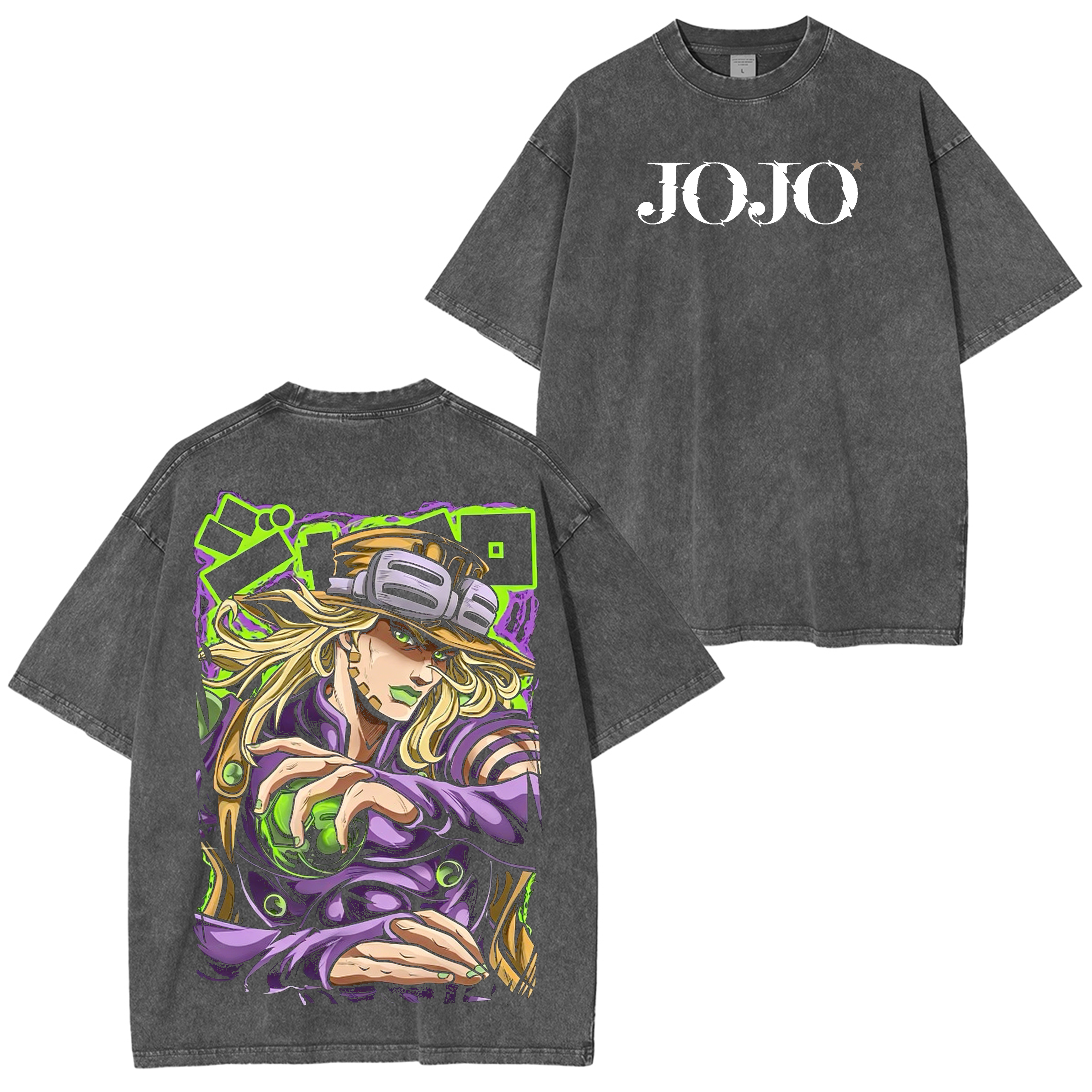 Steel Ball Run,Jojo Anime  Washed T-shirt/Crewneck/Hoodie