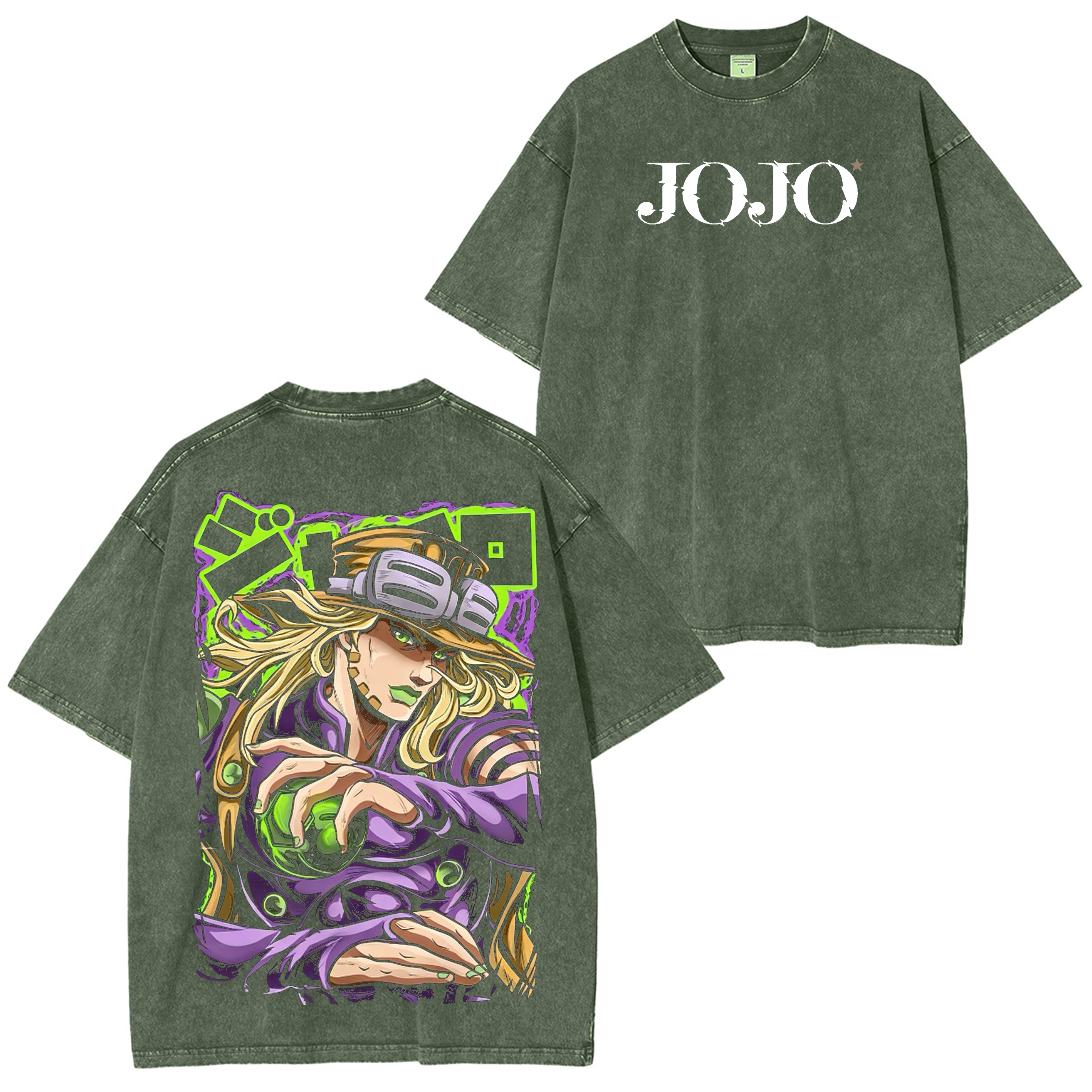 Steel Ball Run,Jojo Anime  Washed T-shirt/Crewneck/Hoodie