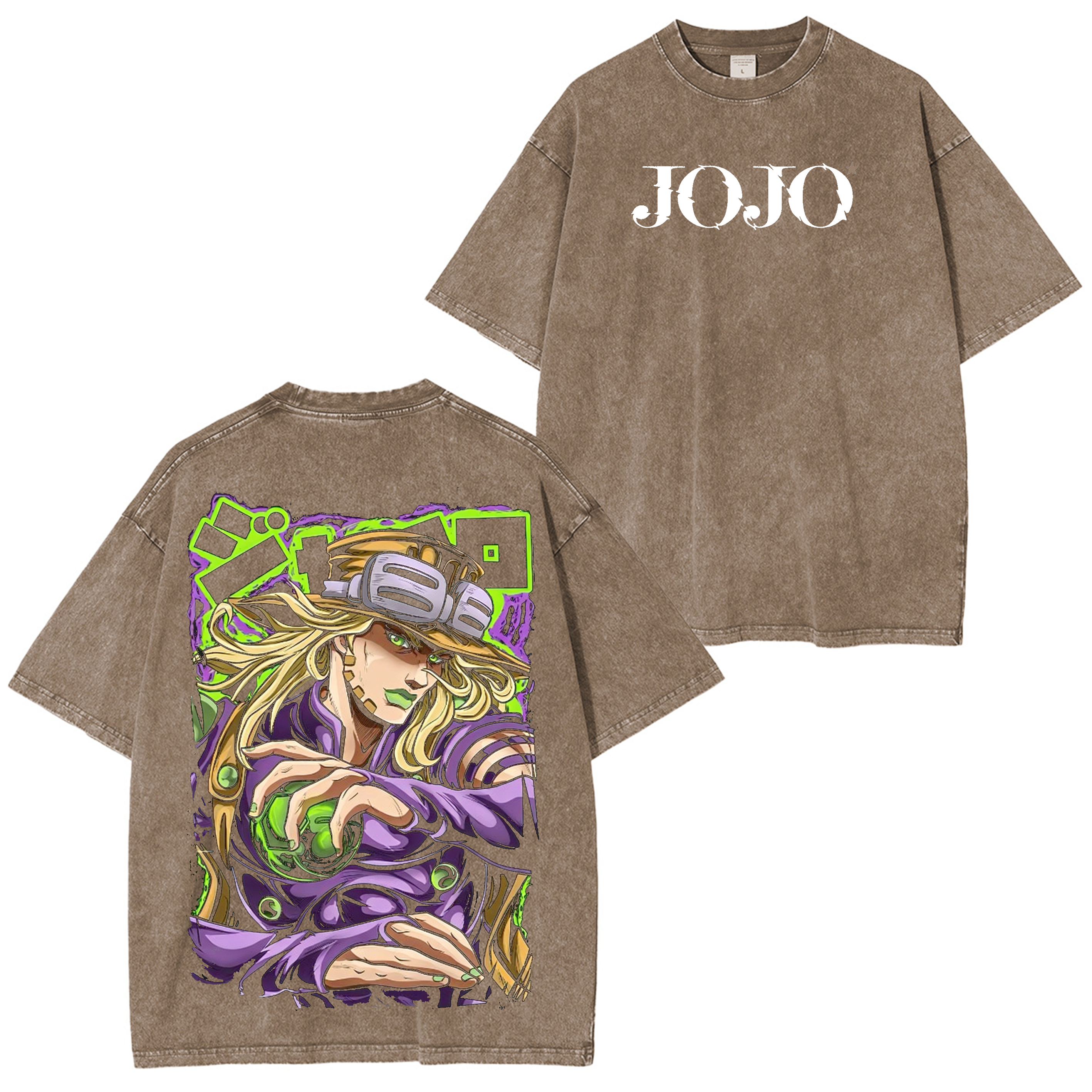 Steel Ball Run,Jojo Anime  Washed T-shirt/Crewneck/Hoodie