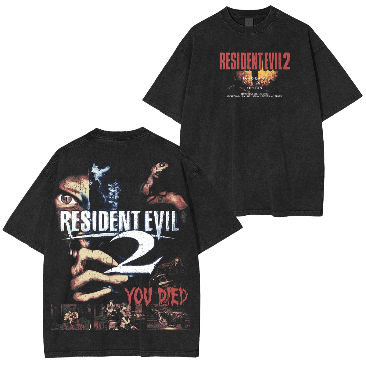 Resident Evil 2 Washed Unisex T-Shirt
