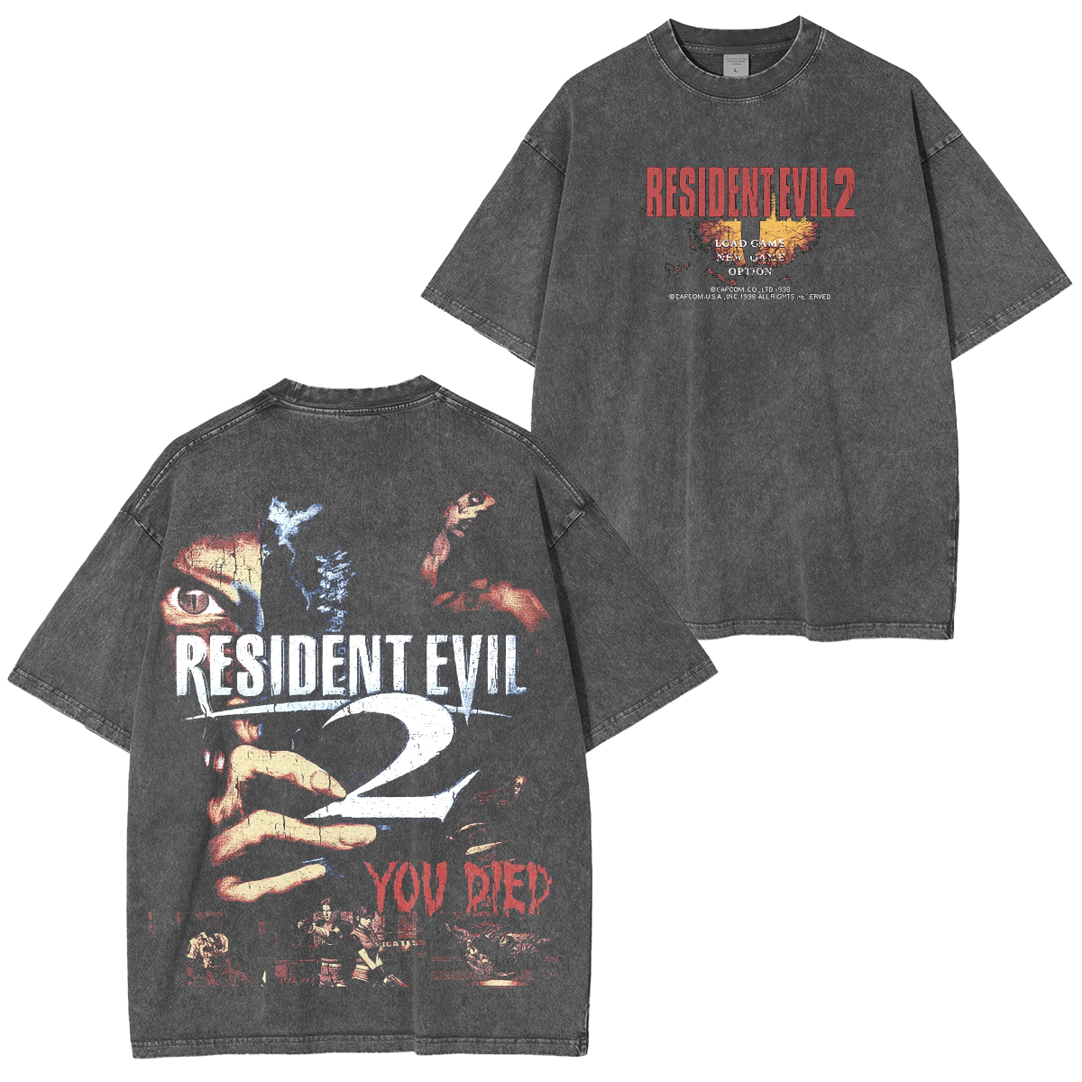Resident Evil 2 Washed Unisex T-Shirt