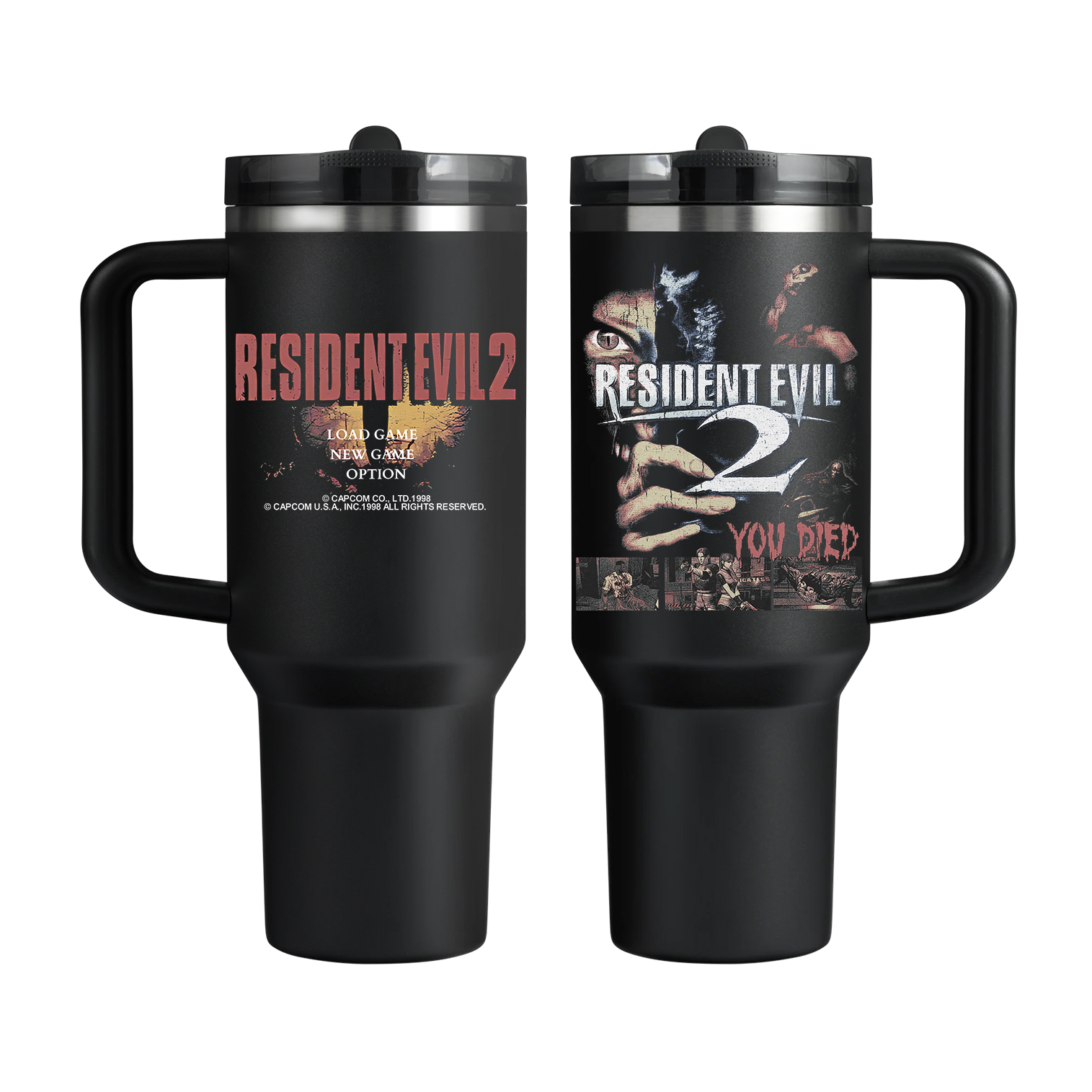 Resident Evil 2 Flip Straw Tumbler