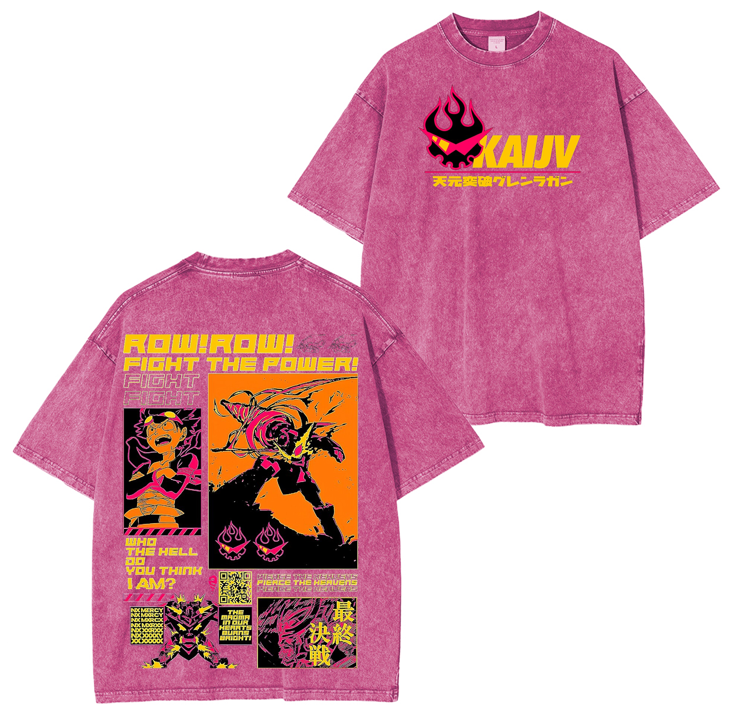 Gurren Lagann Washed T-shirt/Crewneck/Hoodie