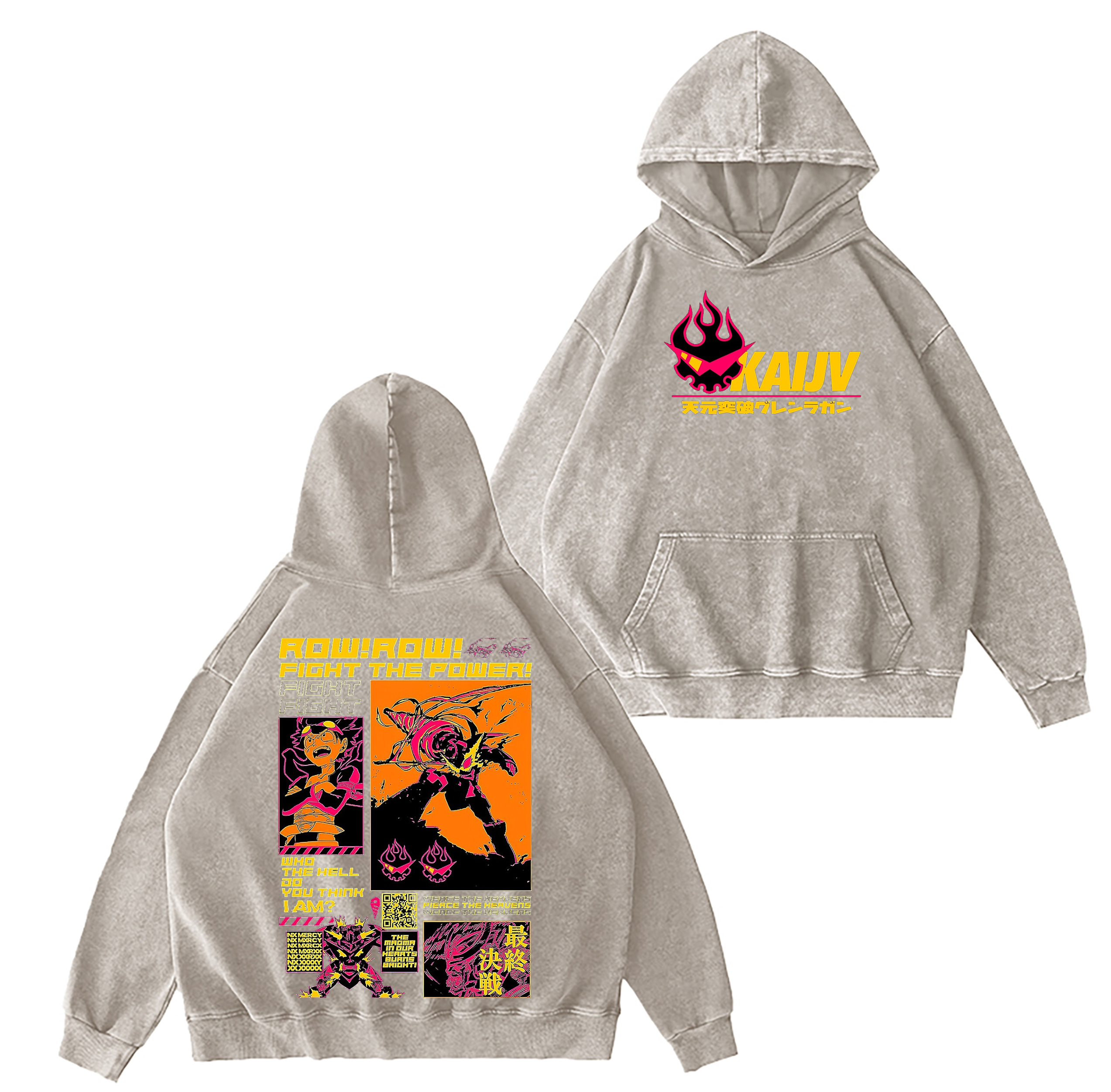 Gurren Lagann Washed T-shirt/Crewneck/Hoodie